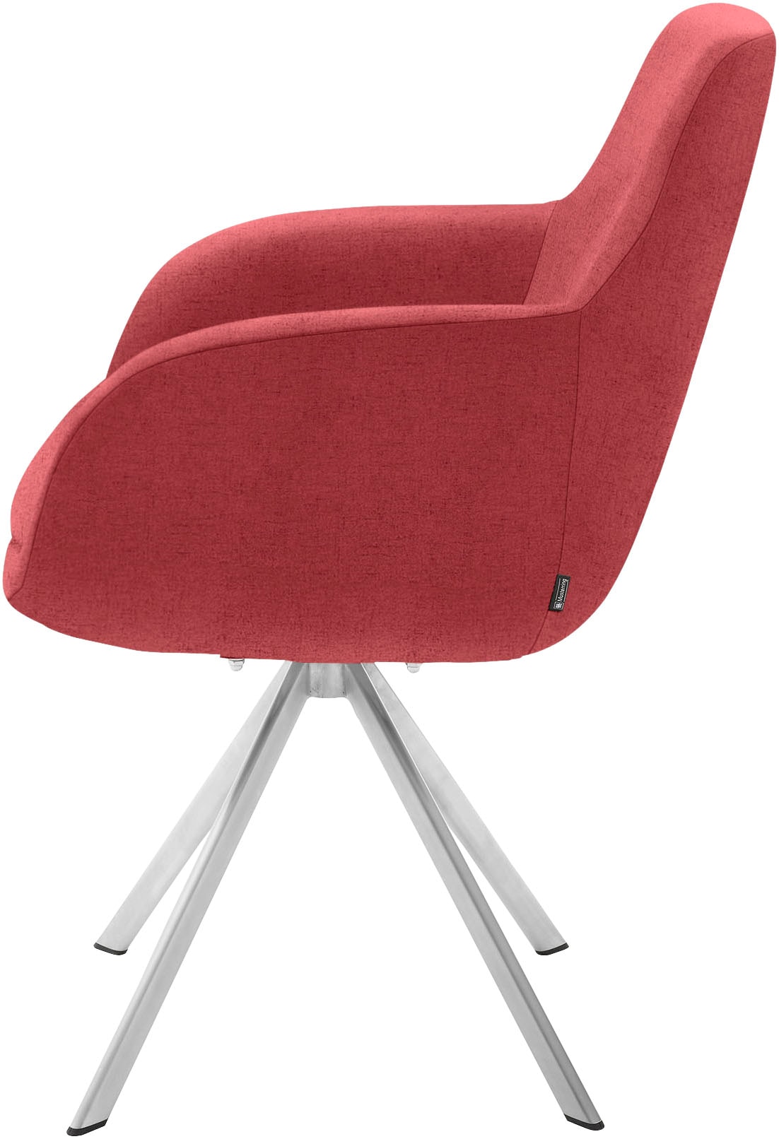 Musterring Esszimmerstuhl »Tavia« (Set) 2 Stk.Stativgestell Edelstahl, wahlweise mit Drehfunktion, diverse Farben