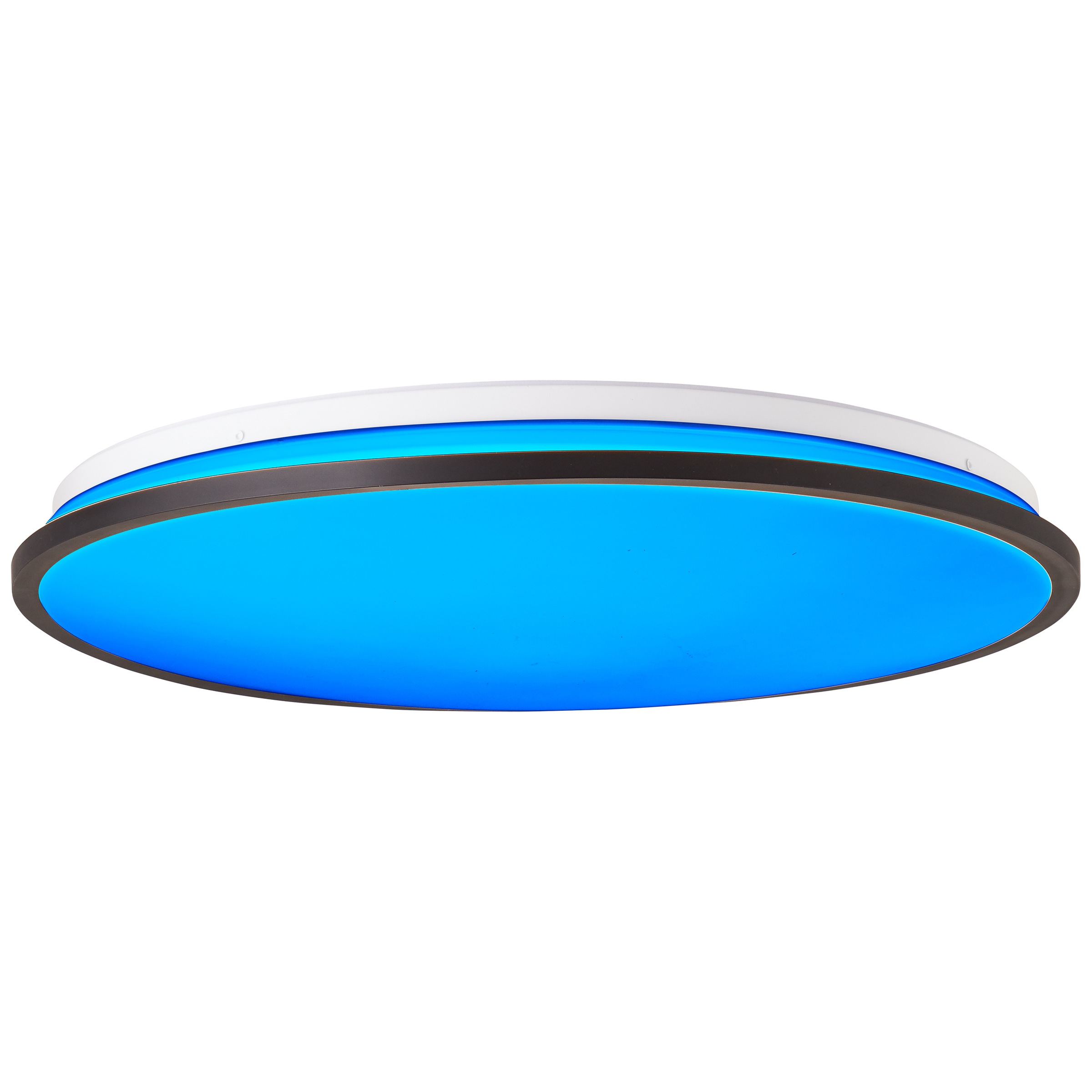 Brilliant LED Deckenleuchte »Heida« warmweiß - kaltweiß 3000 lm, Ø 49 cm, Metall/Kunststoff, schwarz