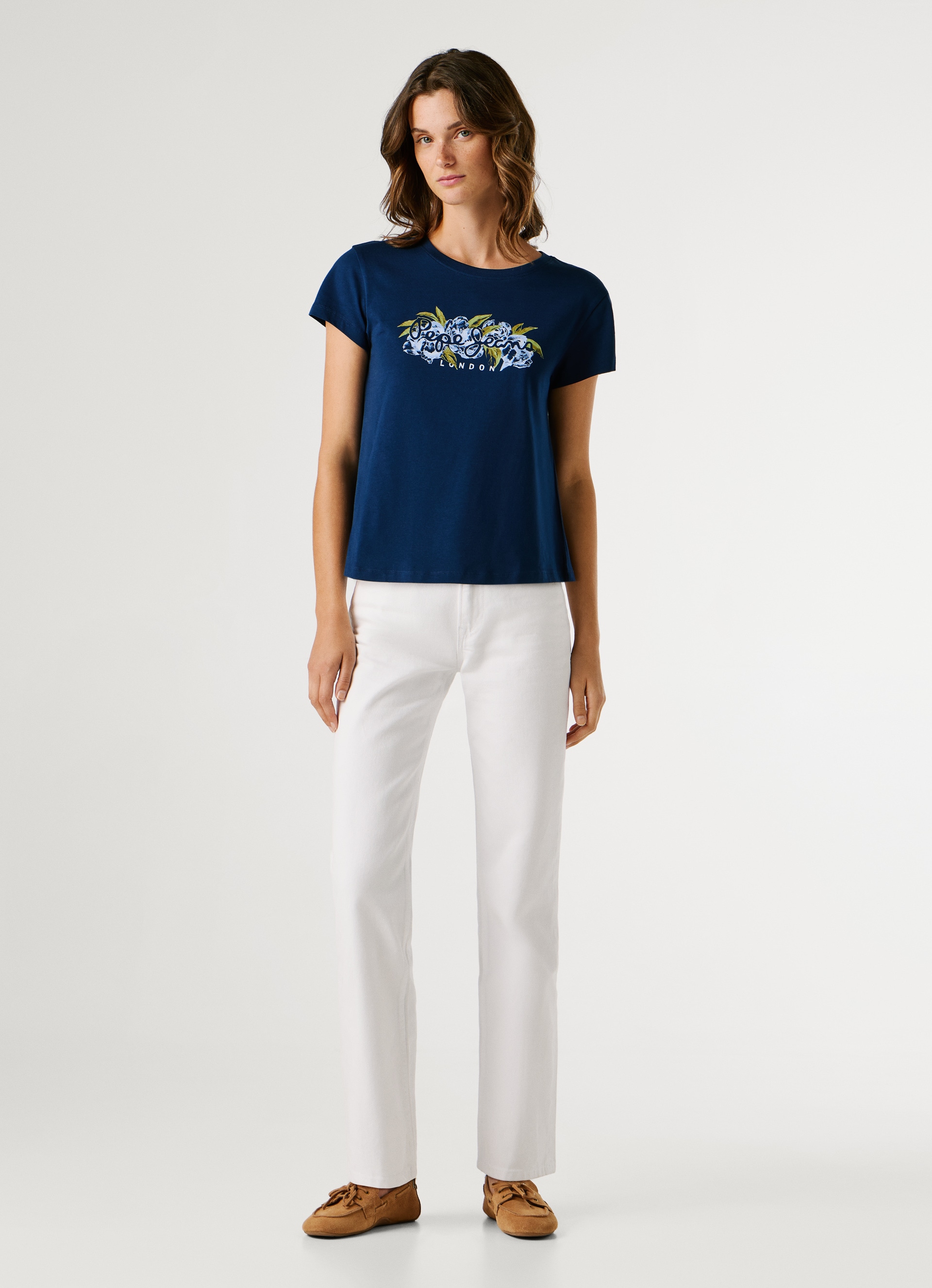 Pepe Jeans T-Shirt »MAHINA« mit floralem Print
