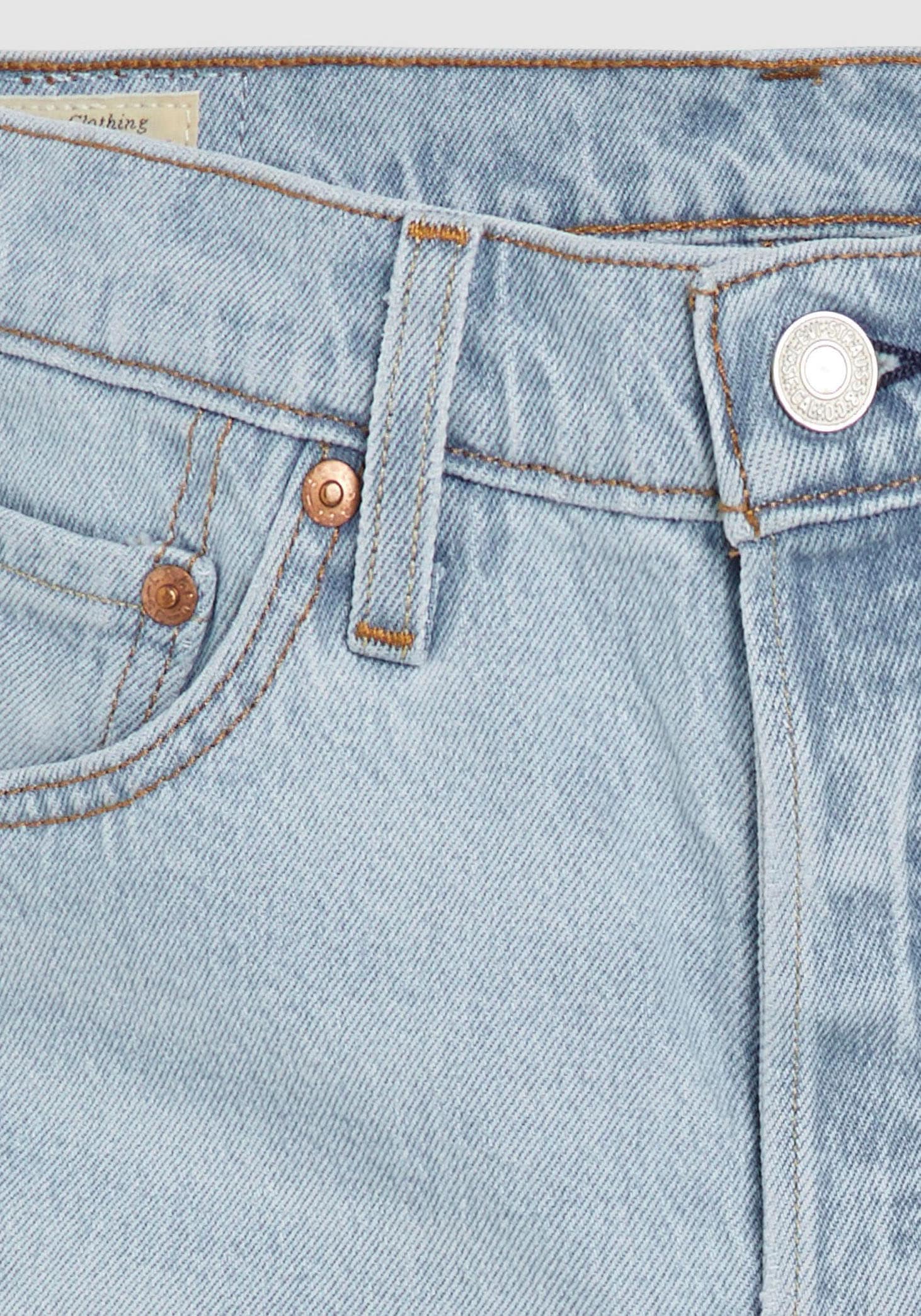 Levi's® Jeansshorts »501 Short Long«, Sommerhose Mit Knopfverschluss und krempelbarem Saum