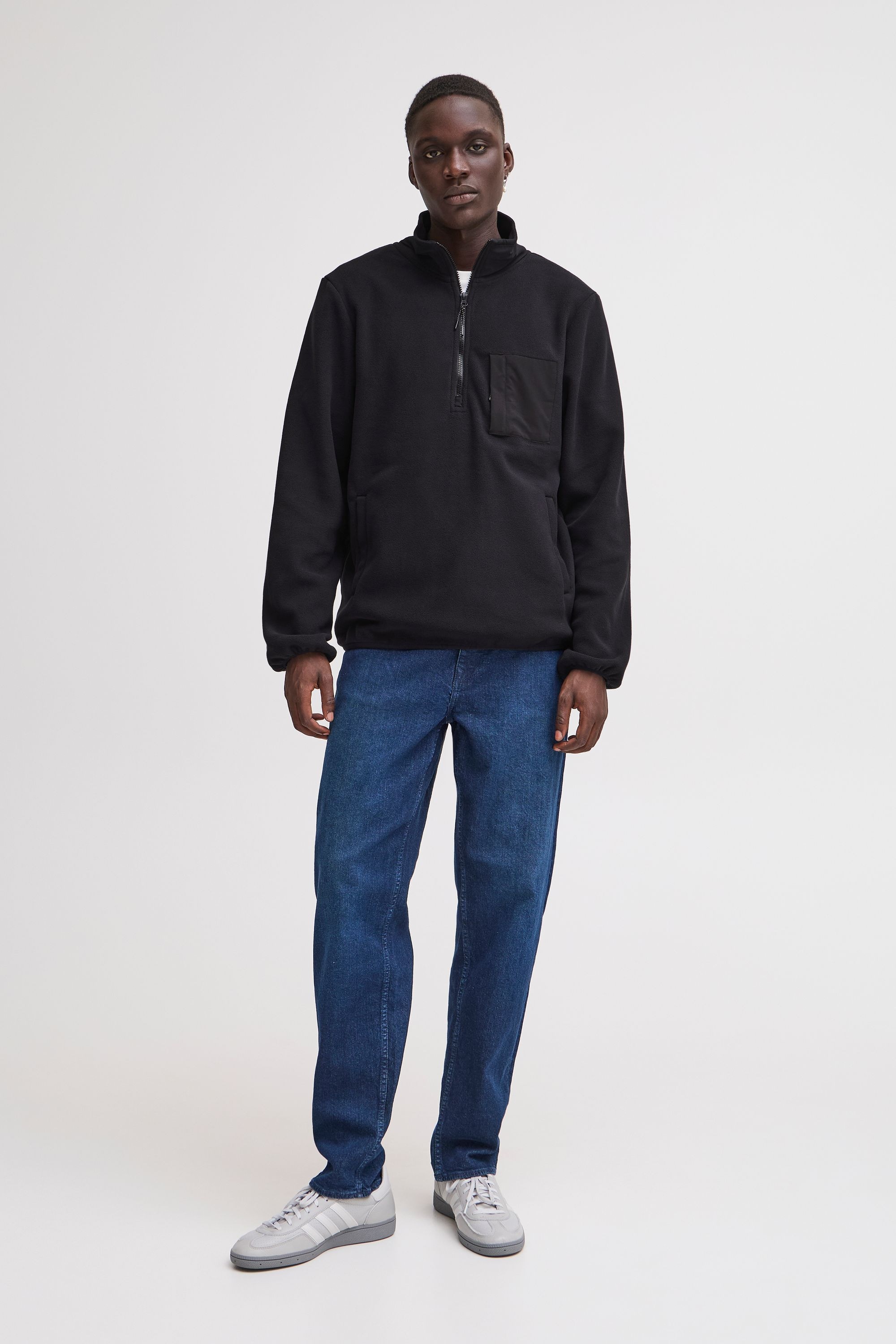 Blend Fleecejacke »Fleecejacke BHBROOKS Sweatshirt halfzipp«
