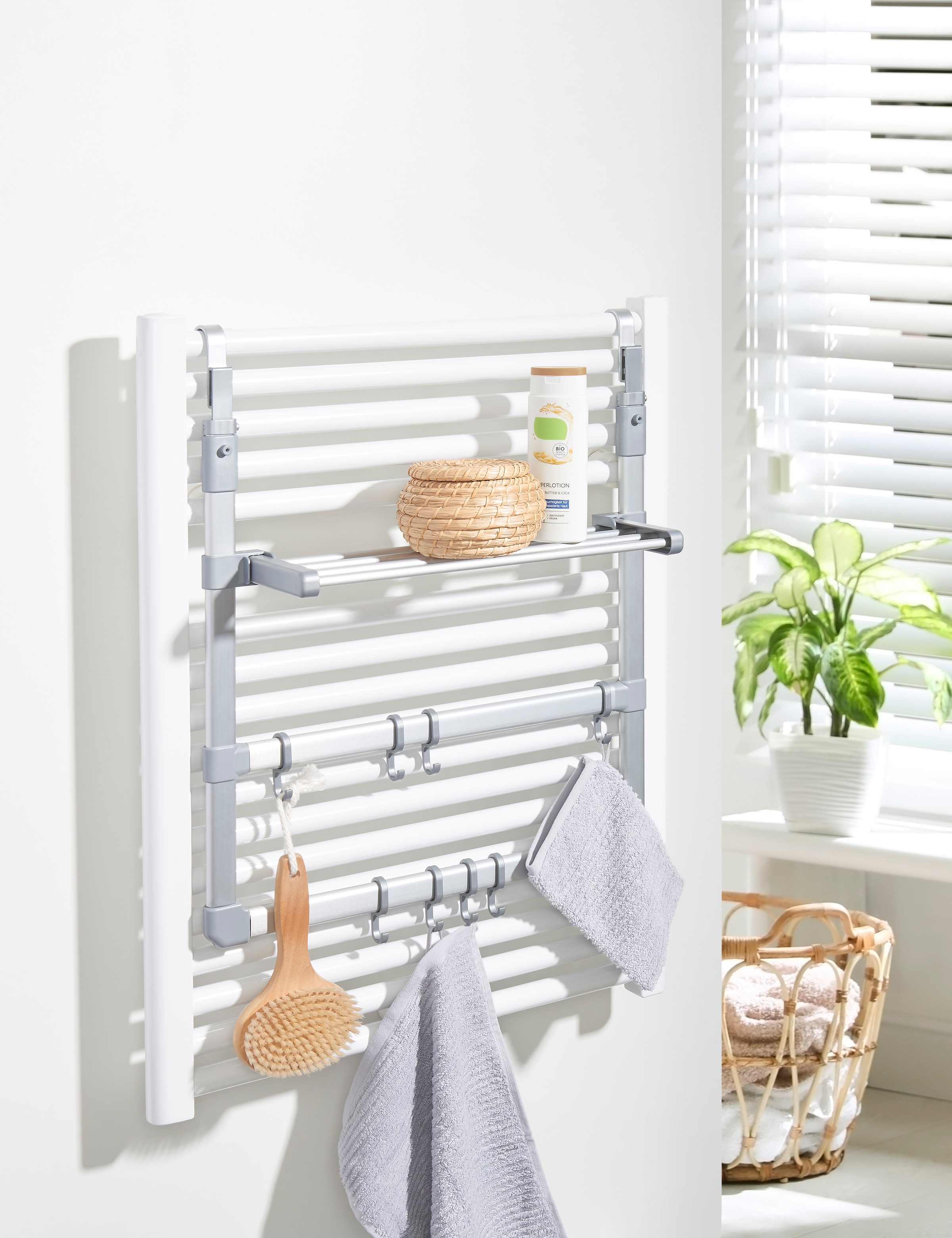 Ruco Heizkörper-Wäschetrockner »für Rundheizköper« Heizkörper-Regal, Rostfrei, Made in Germany