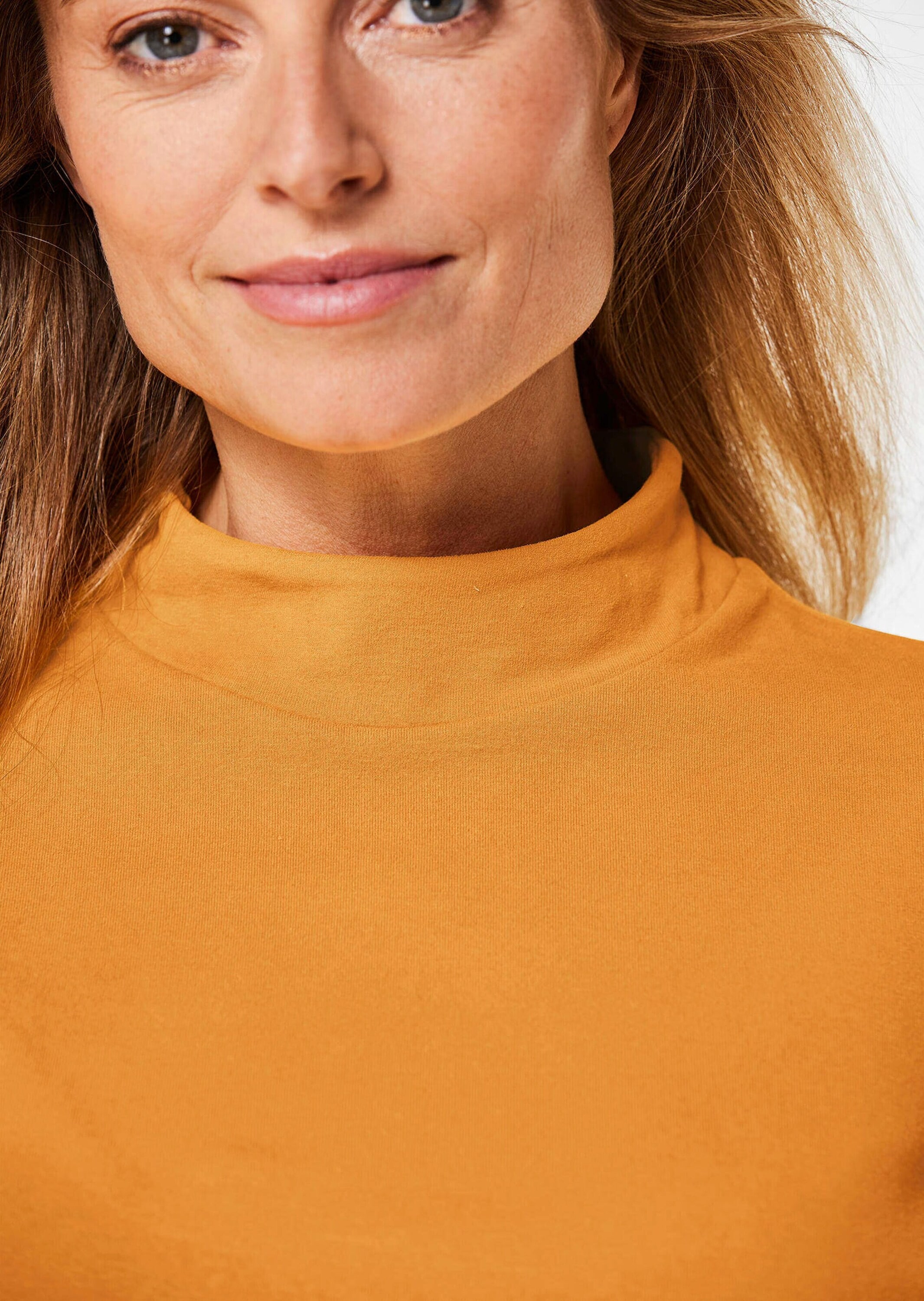 GOLDNER Longpullover »Stehkragenshirt mit Langarm«