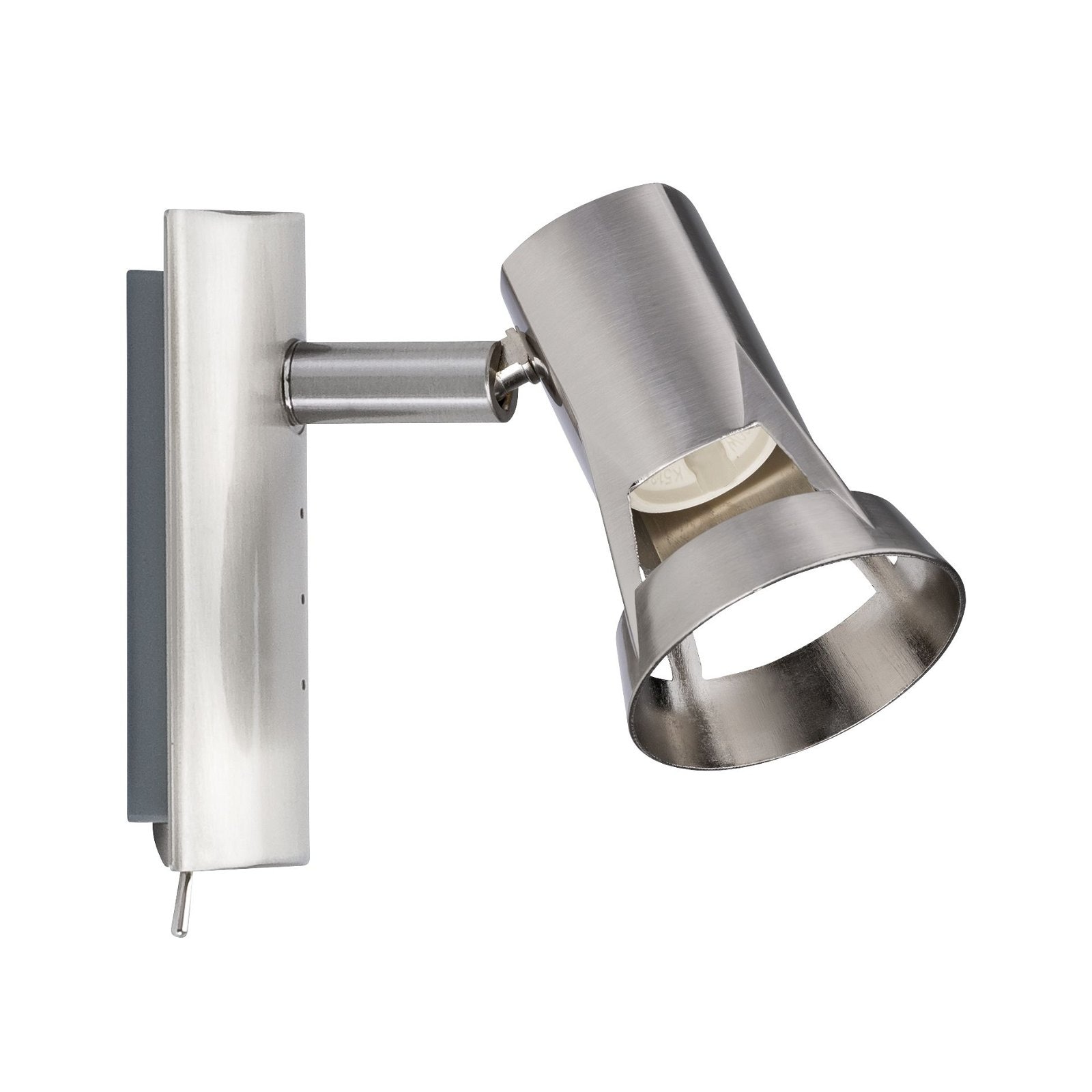 Paulmann Wandleuchte »Spotlight Teja« für LED Leuchtmittel  GU10 1 x 10 Watt, Nickel satiniert