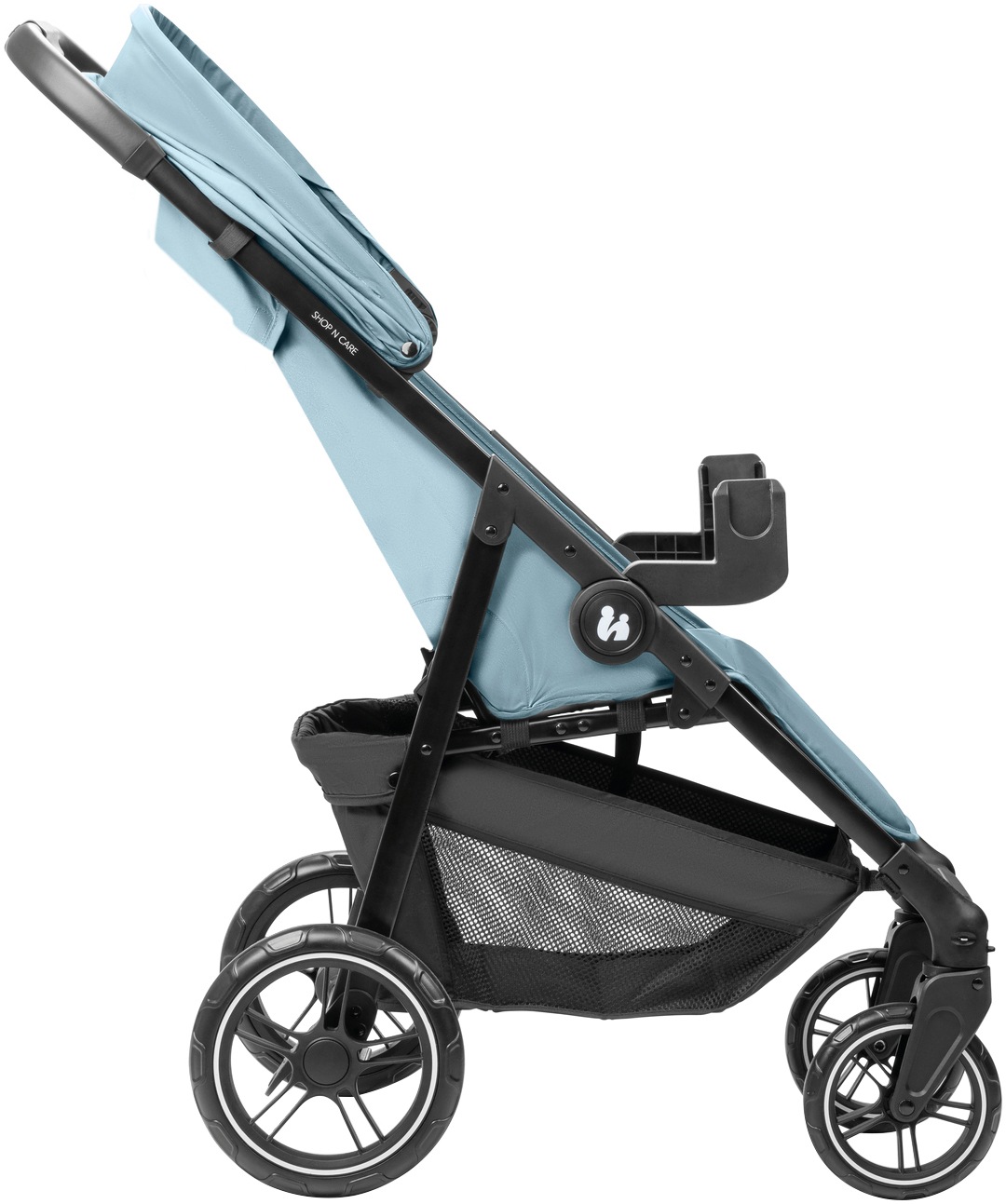 Hauck Kinder-Buggy »Shop N Care, Dusty Blue«, 22 kg, bis 22 kg belastbar; kompatibel mit Babyschale