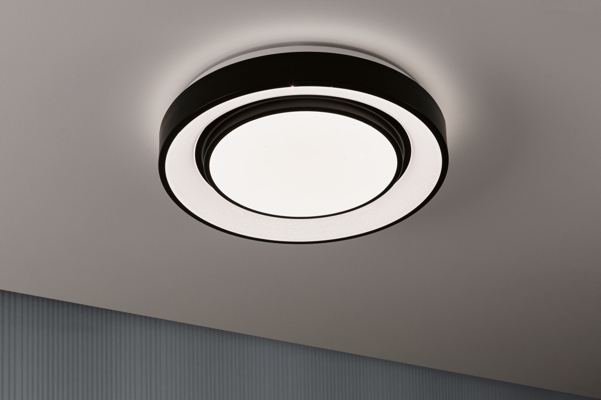 Paulmann LED Deckenleuchte »Rainbow Dynamic 22W 375mm Weiß/Schwarz 230V«, 1 flammig, RGBW TunableWhite