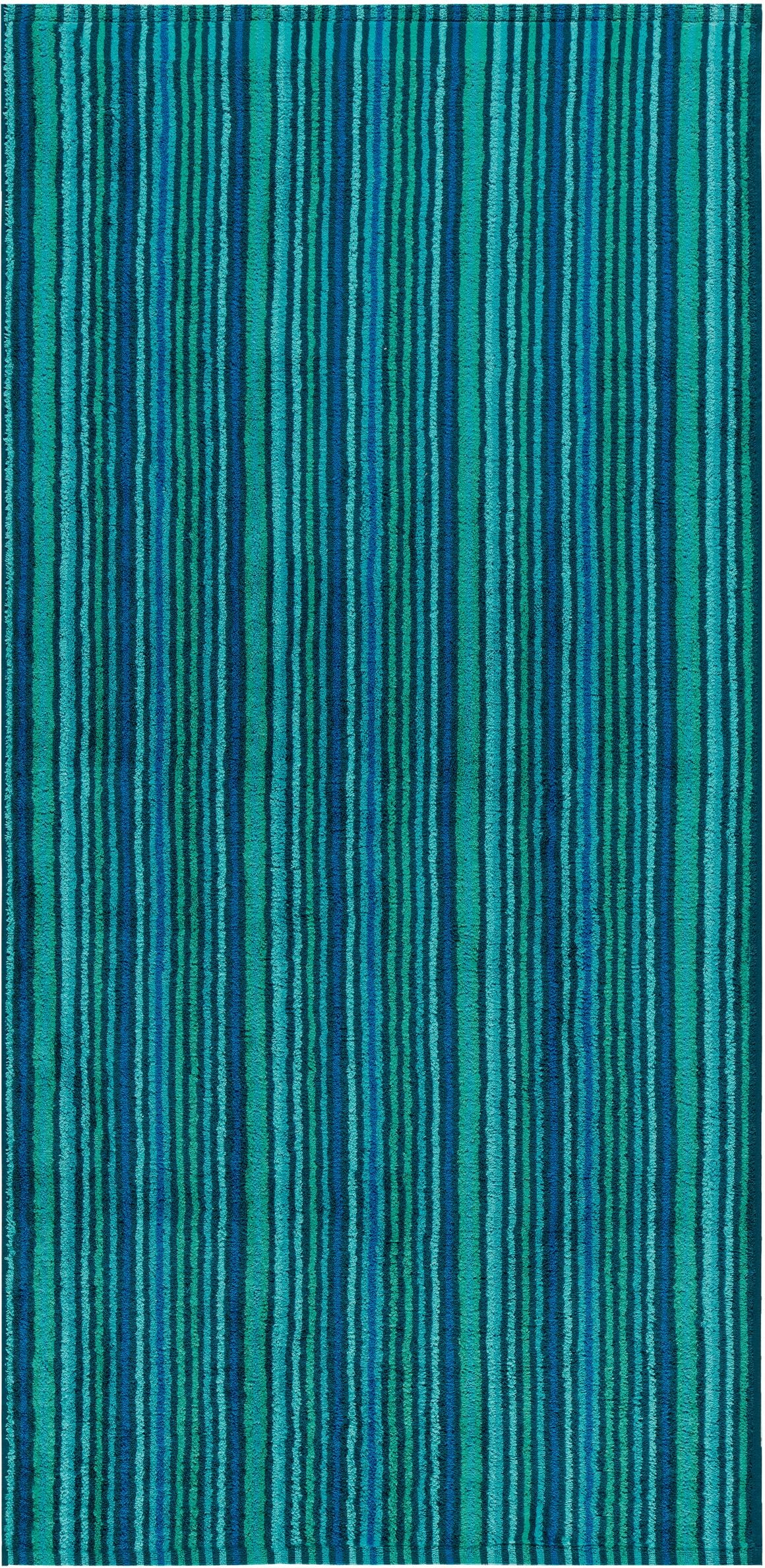 Baumwolle mit Stripes«, »Combi (1 Badetuch St.), feinen Streifen, Egeria bei 100%
