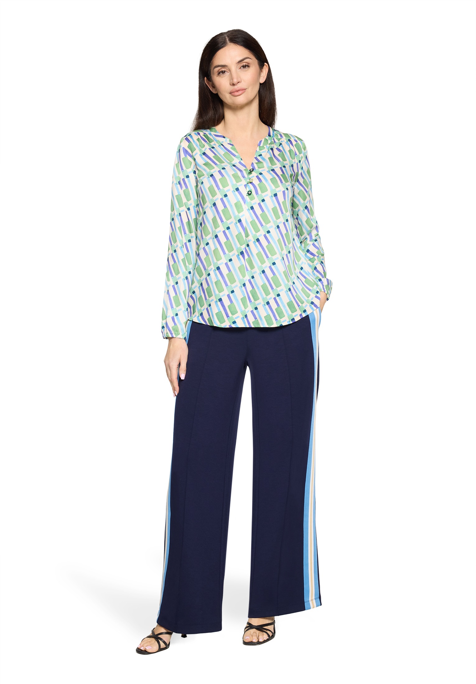 Cartoon Klassische Bluse »Casual-Bluse mit Knöpfen«