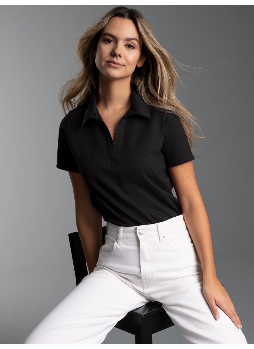 Trigema Poloshirt »TRIGEMA Poloshirt ohne Knopfleiste« 1 Stk.