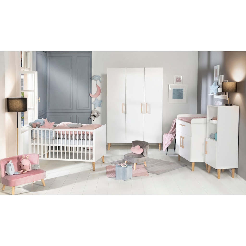 roba® Babymöbel-Set »Mick«, (Spar-Set, 2 St., Babybett, Wickelkommode)