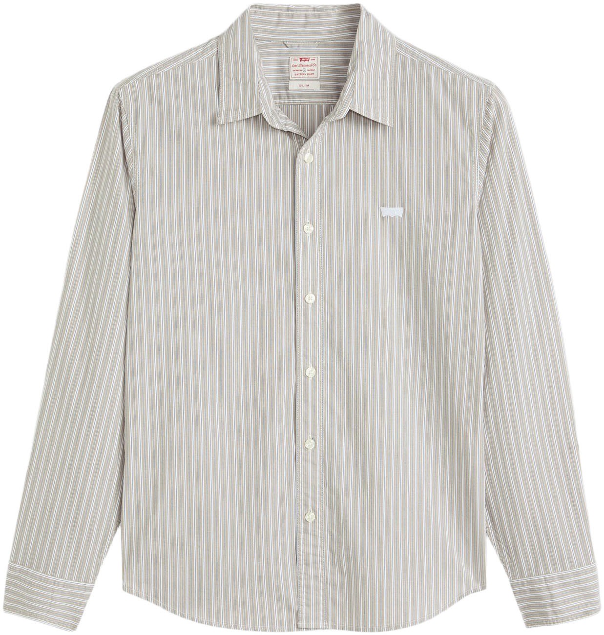 Levi's® Jeanshemd »BATTERY HM SHIRT SLIM« mit Logobadge