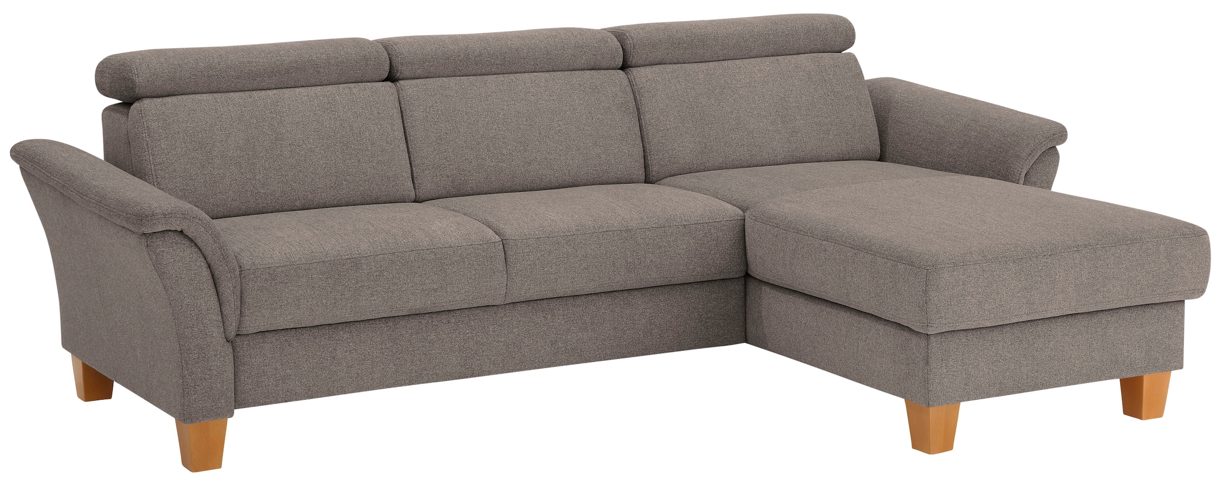 Home affaire Ecksofa »Conville L-Form«, Federkern, wahlweise mit Bettfunktion und Bettkasten bzw. Stauraum