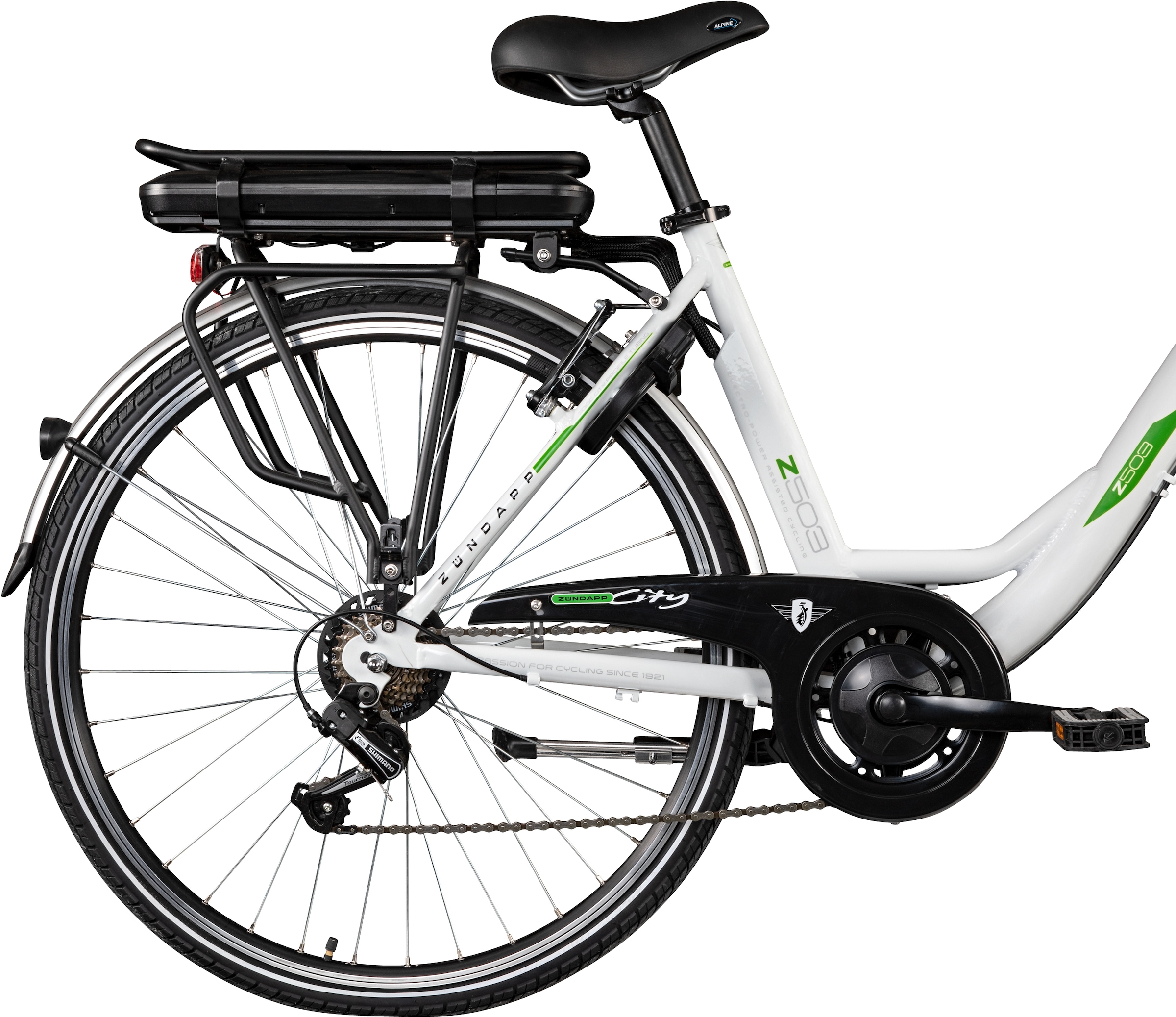 Zündapp E-Bike »Z503«, 7 Gang, Shimano, Tourney RD-TY21, Frontmotor 250 W, Pedelec, Elektrofahrrad für Damen u. Herren, Cityrad