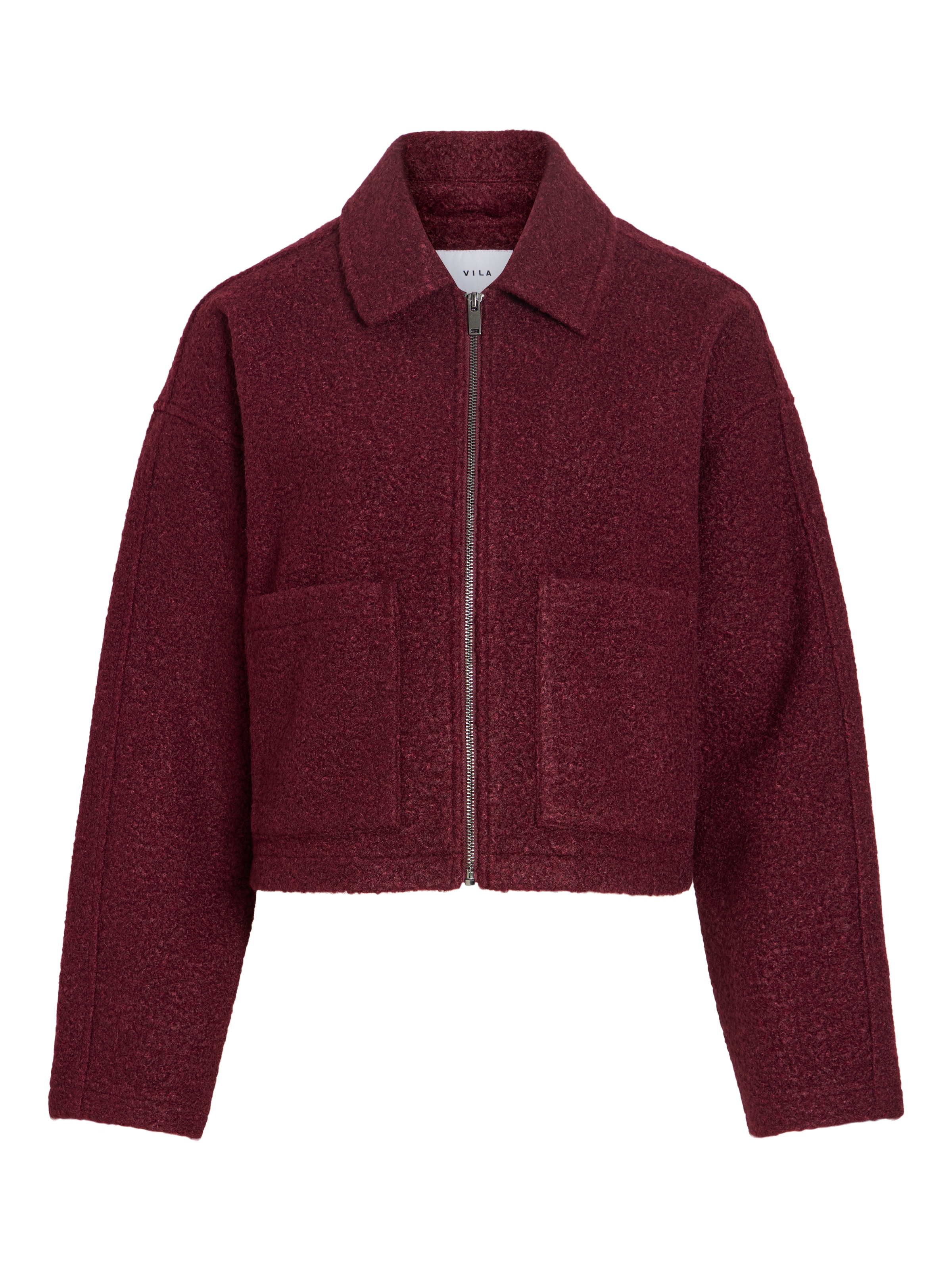 Vila Kurzjacke »VIJADAS ZIPPER JACKET - NOOS« Kunstfaser