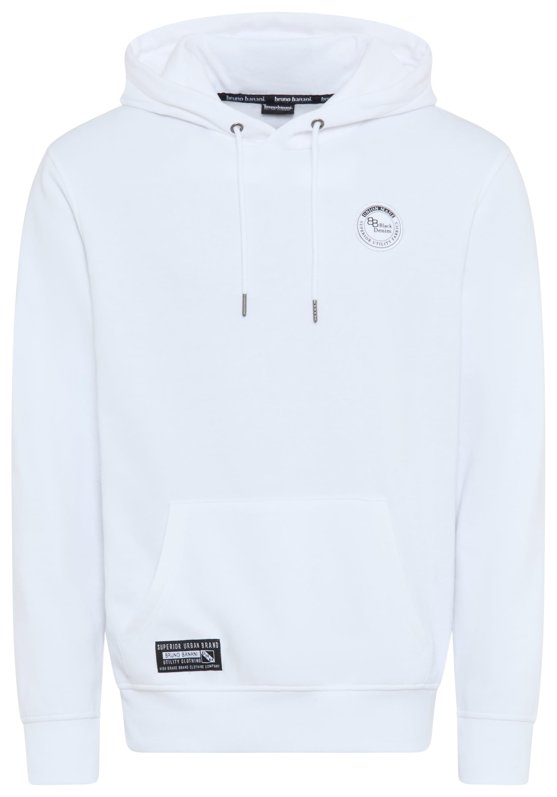 Bruno Banani Kapuzensweatshirt , langärmlig,  schmal geschnitten,  bedrucktes Design
