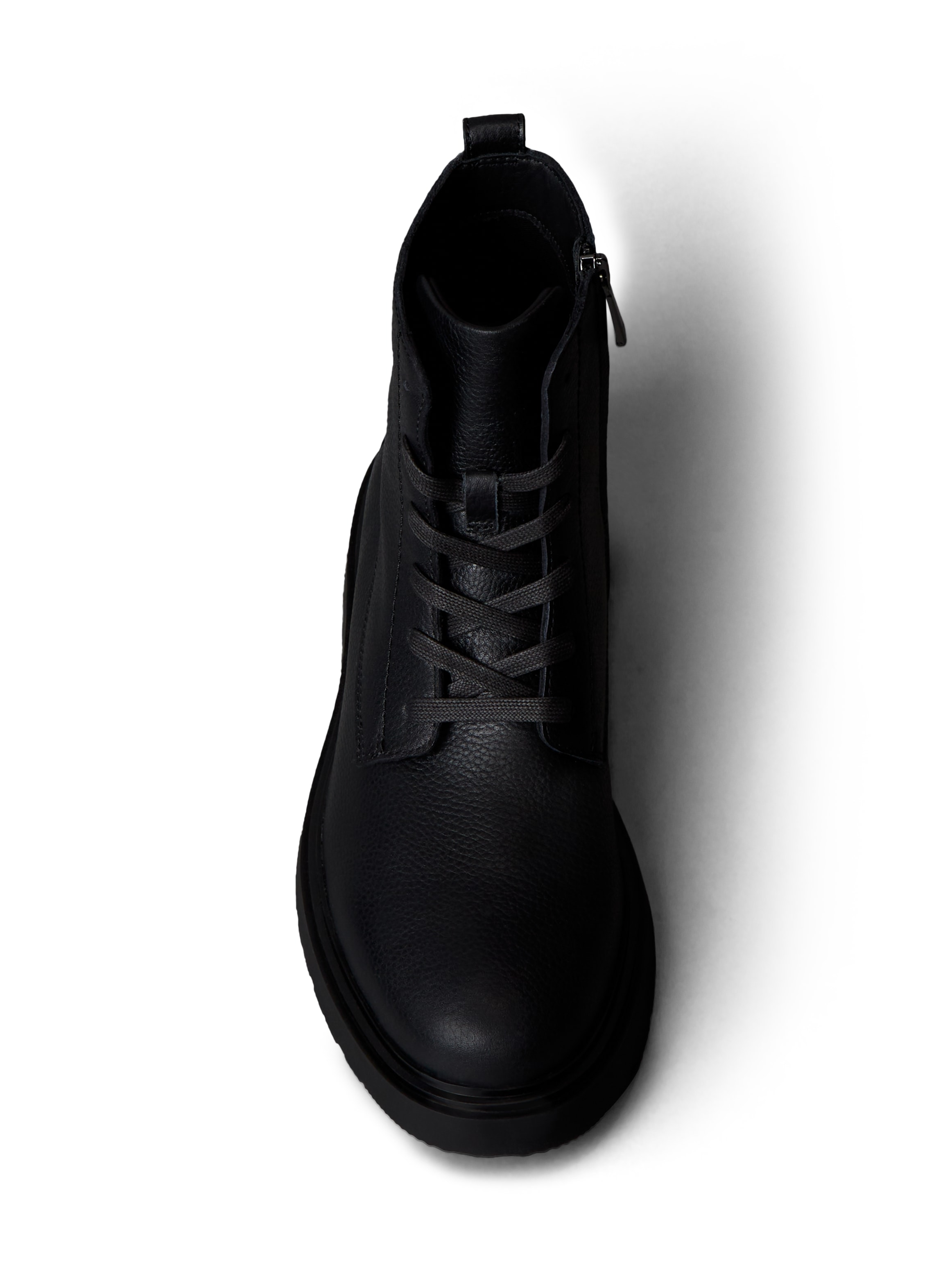 Calvin Klein Jeans Schnürboots »COMBAT ESS LACE UP ZIP BOOT LTH«  Schnürstiefelette, Casual-Boots mit Reißverschluss