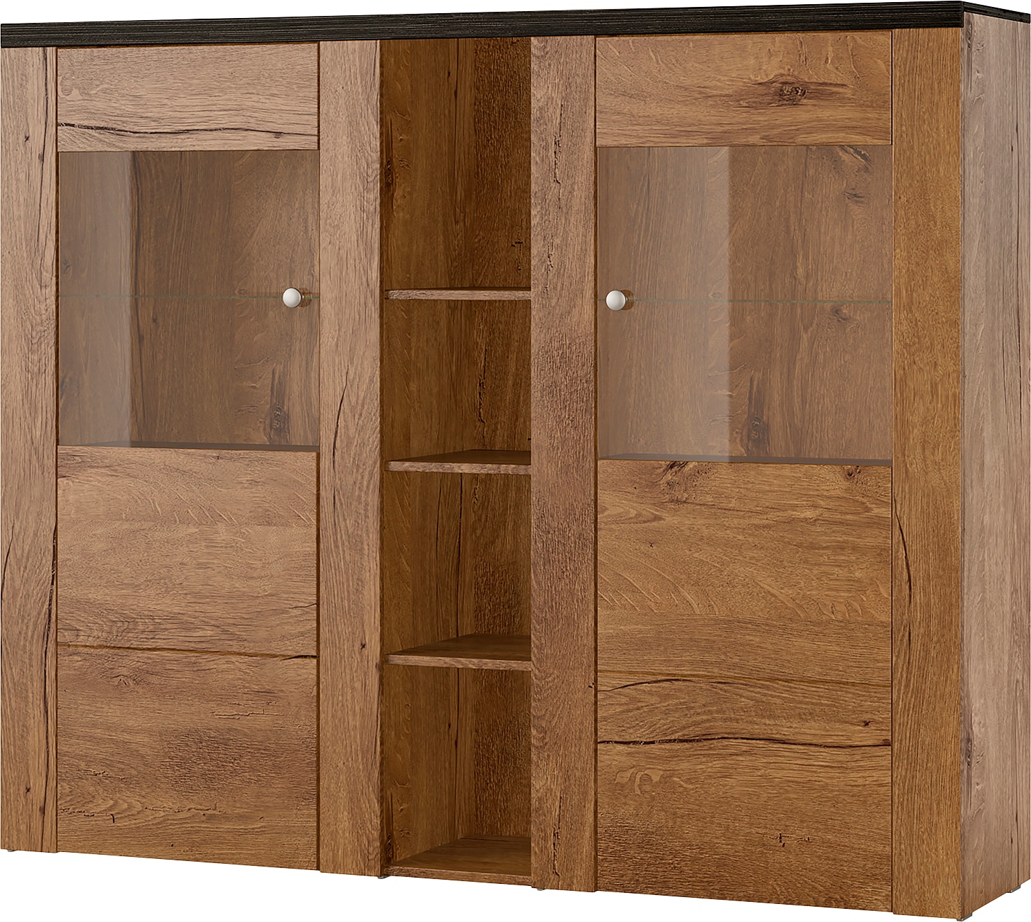 Highboard »Larona, zeitlose Hochkommode mit 2 Türen, Türkommode, Höhe 129,5 cm,«,...