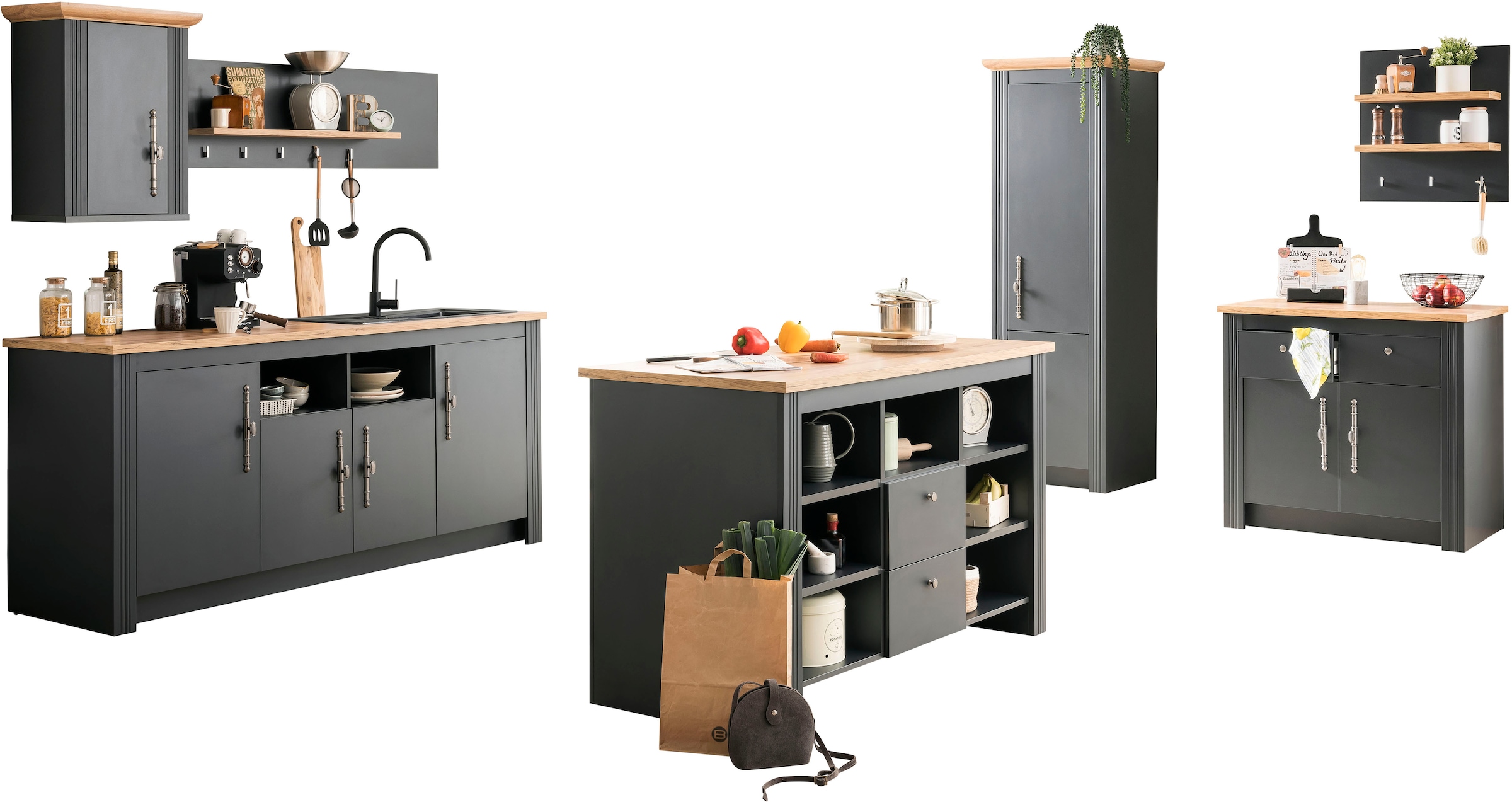 OTTO home Küche "KS-Westminster" Breite 366 cm, ohne E-Geräte