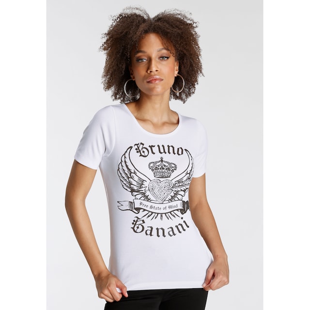 Bruno Banani T-Shirt, Logo-Print NEUE KOLLEKTION bei ♕