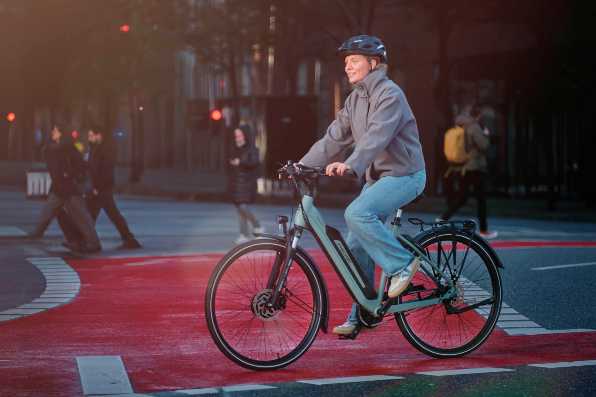 FISCHER Fahrrad »CITA 2403 459 ACTIVE« 7 Gang Shimano NEXUS Schaltwerk Frontmotor mit Akku-Ladegerät | mit Werkzeug,  Pedelec, Elektrofahrrad für Damen und Herren