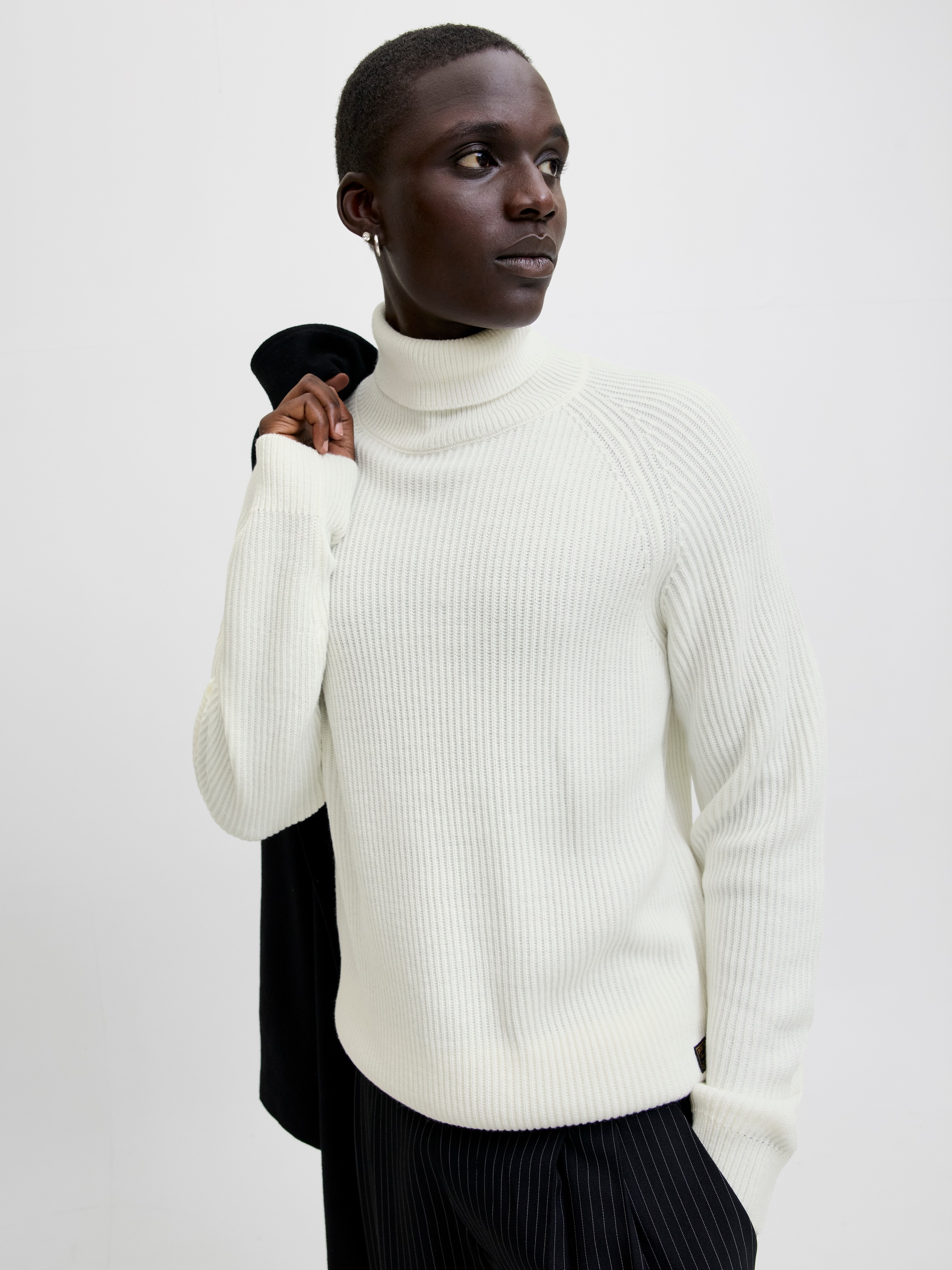 Jack & Jones Rollkragenpullover »JJPANNEL KNIT ROLL NECK AW25«