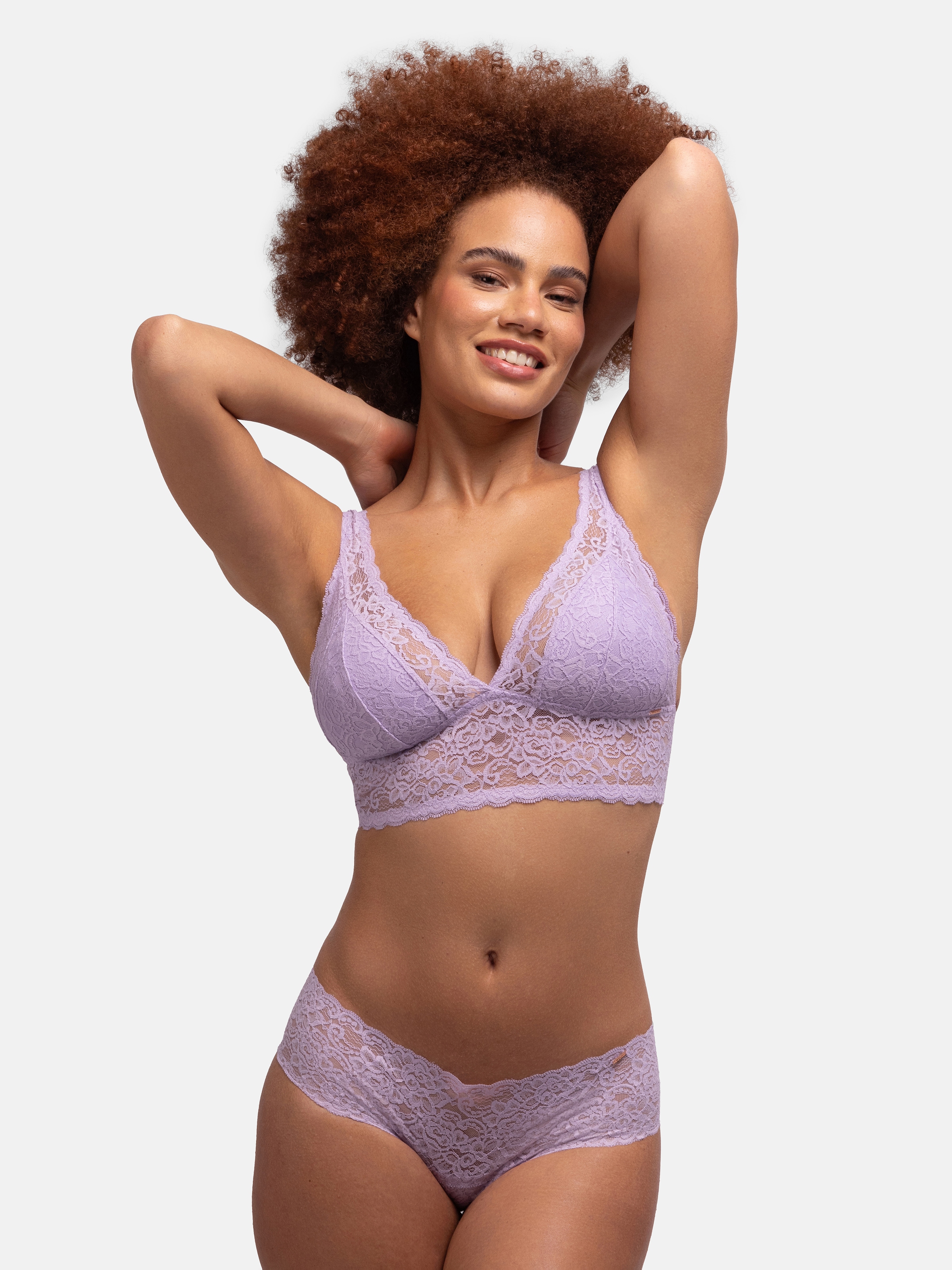 Dorina Bralette »Lana«, ohne Bügel, florale Spitze, breites Unterbrustband