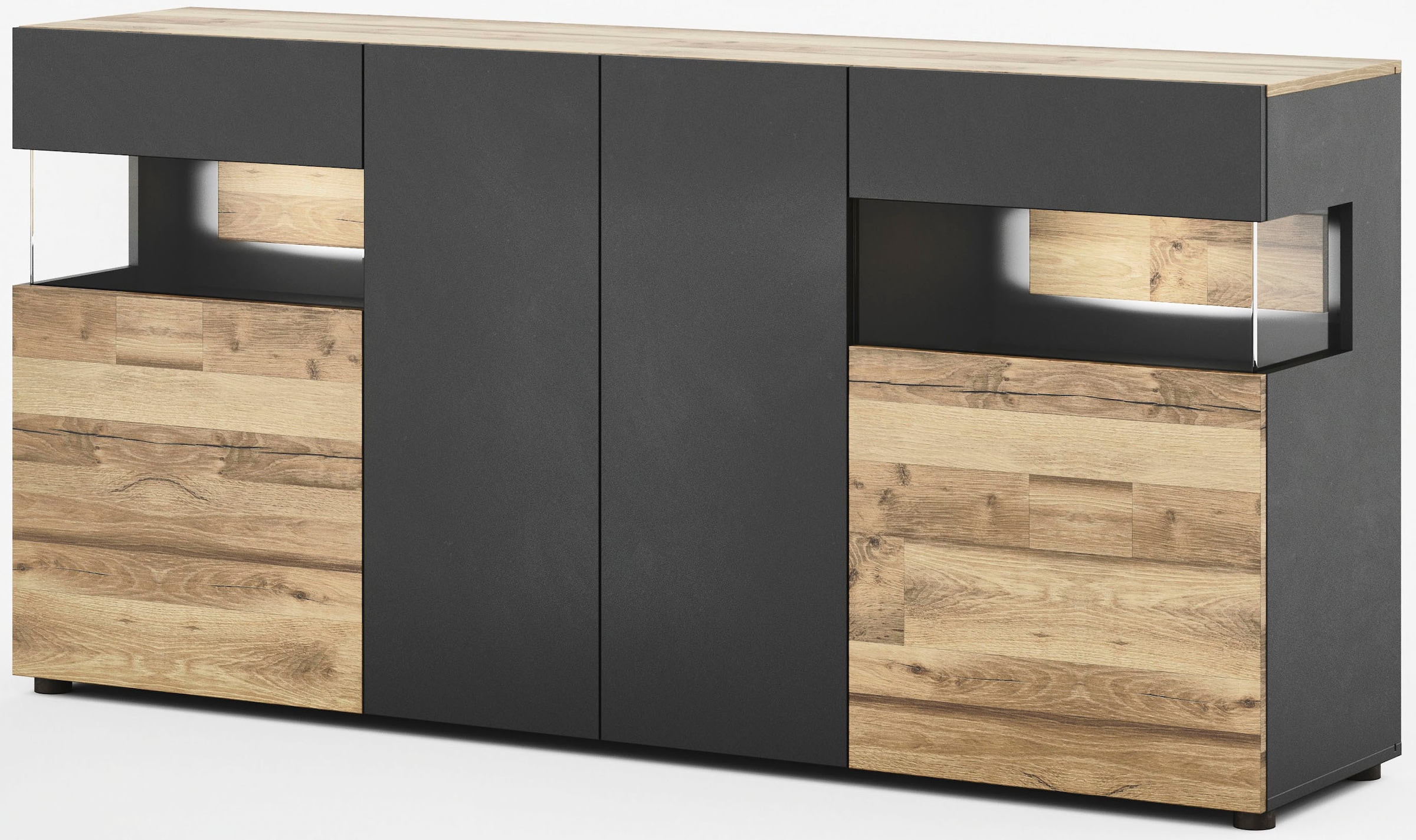 COTTA Sideboard »Luciano«, Schwebeoptik durch | Sockelfuss UNIVERSAL bestellen