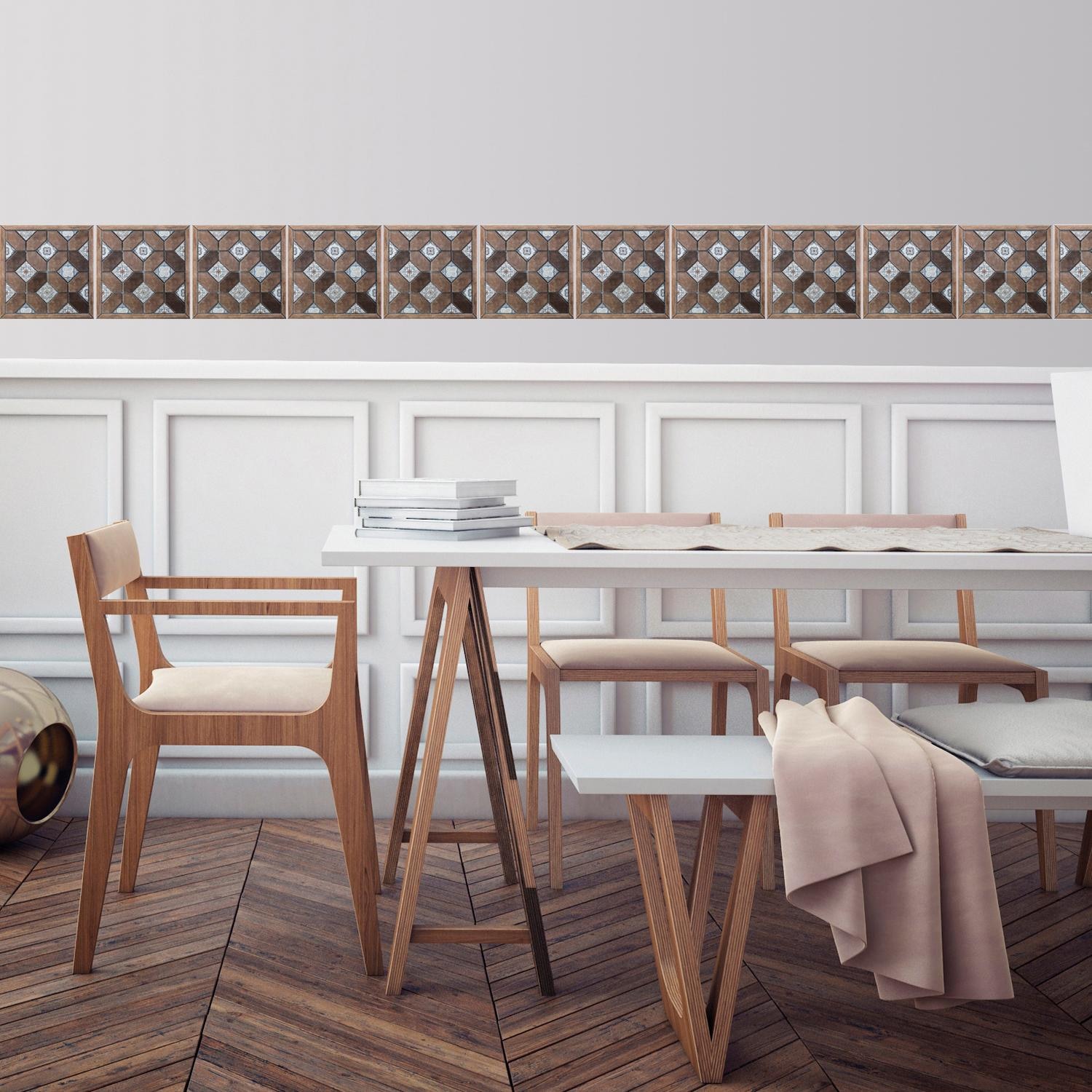 queence Fliesenaufkleber »Mosaik Muster« Stickerfliesen, selbstklebend, Sticker, 12er Set