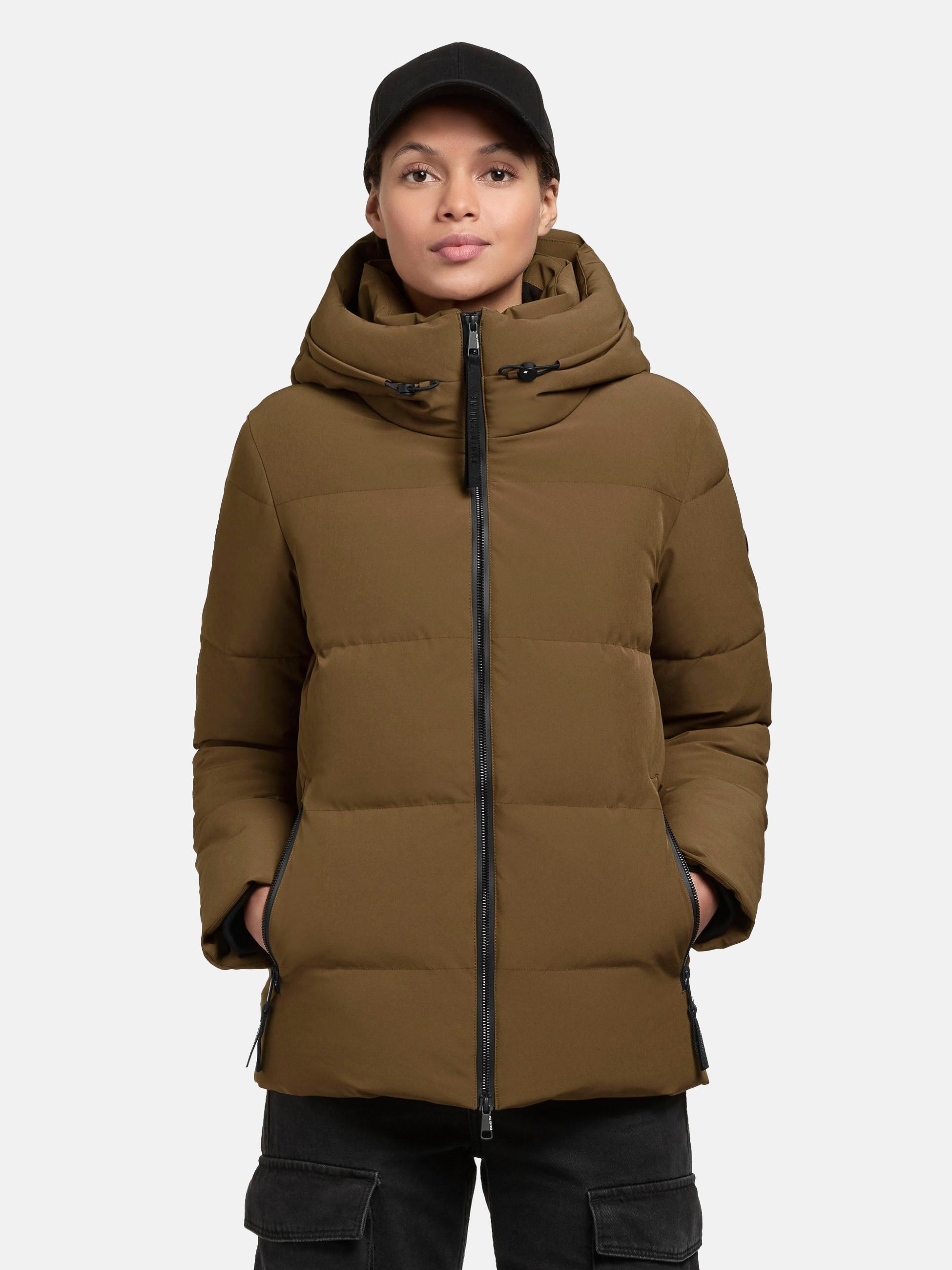 khujo Steppjacke »Steppjacke Fanc2-YM«, mit Kapuze, Kurze gesteppte Damen Winterjacke