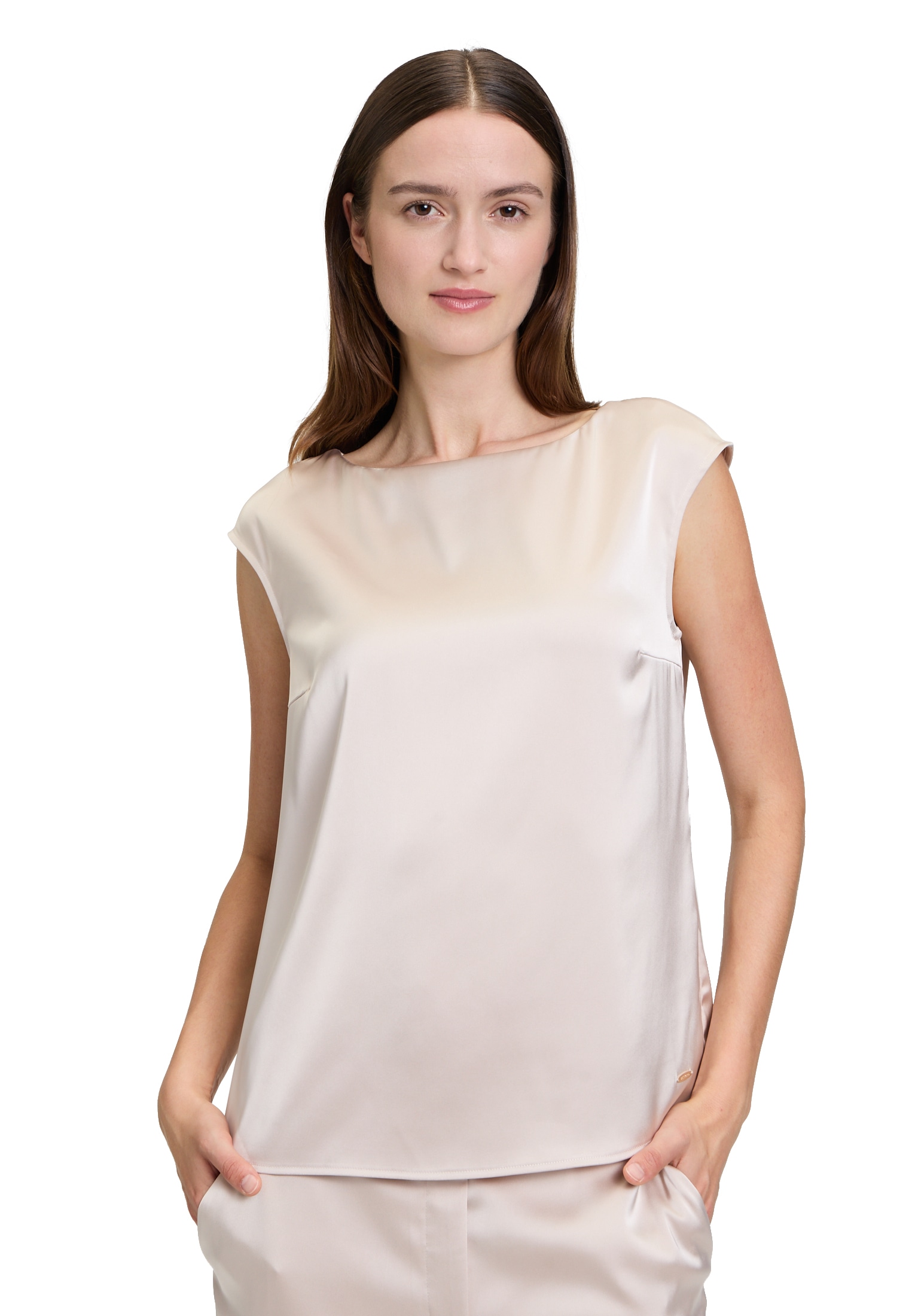 Betty&Co Blusentop »Blusentop mit Glanzeffekt«