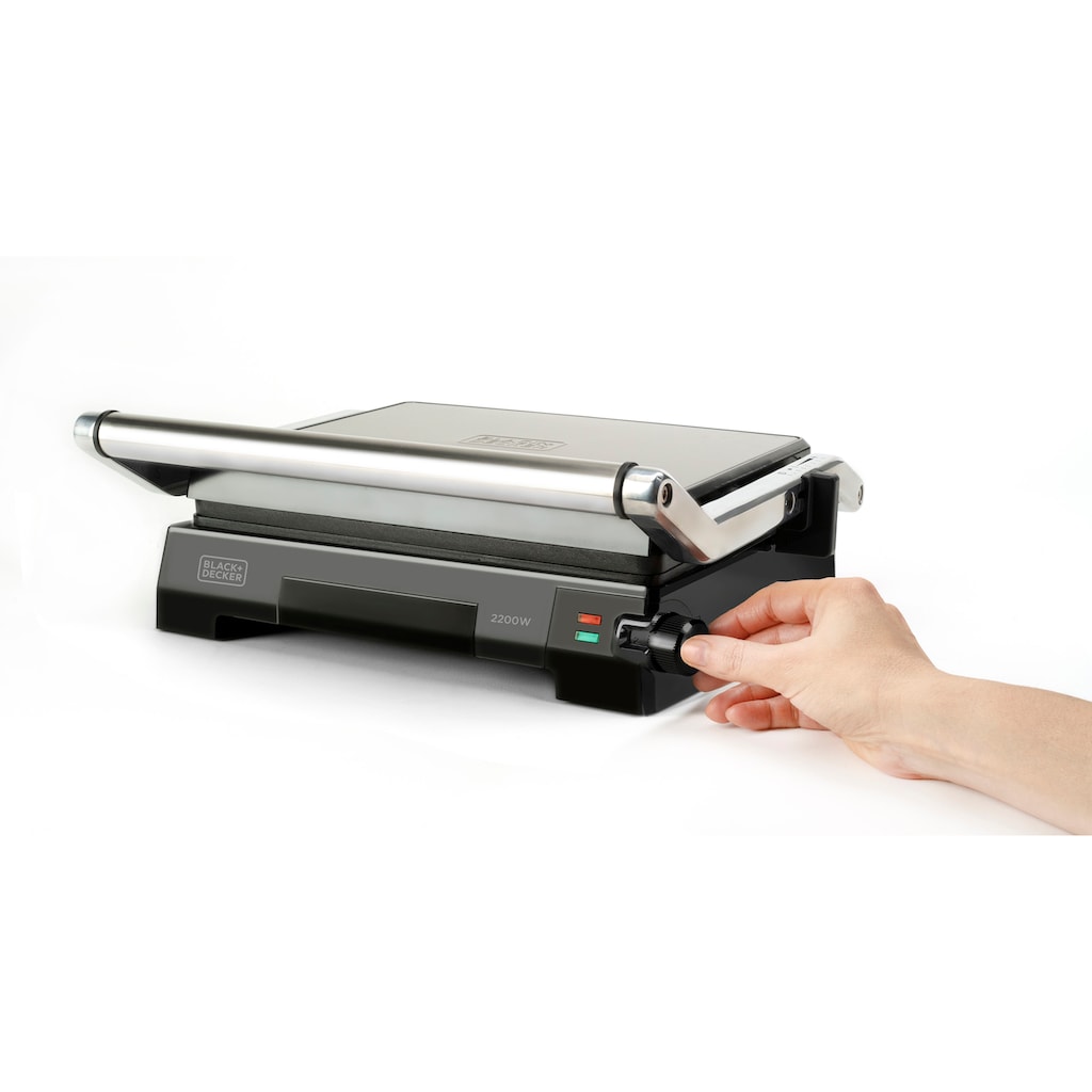 Black + Decker Kontaktgrill »BXGR2200«, 2200 W