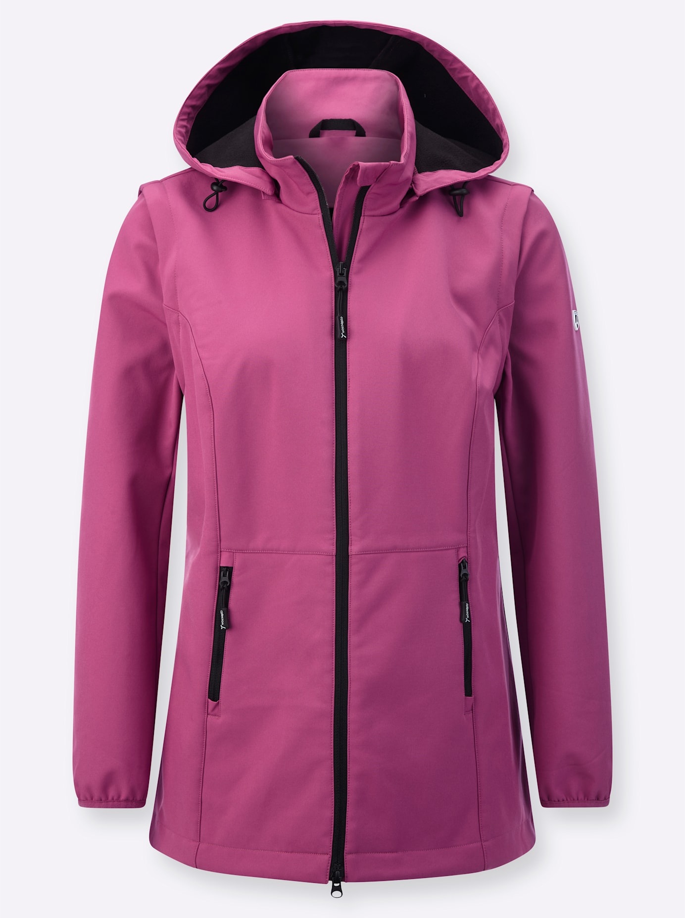 Casual Looks Softshelljacke, mit Kapuze