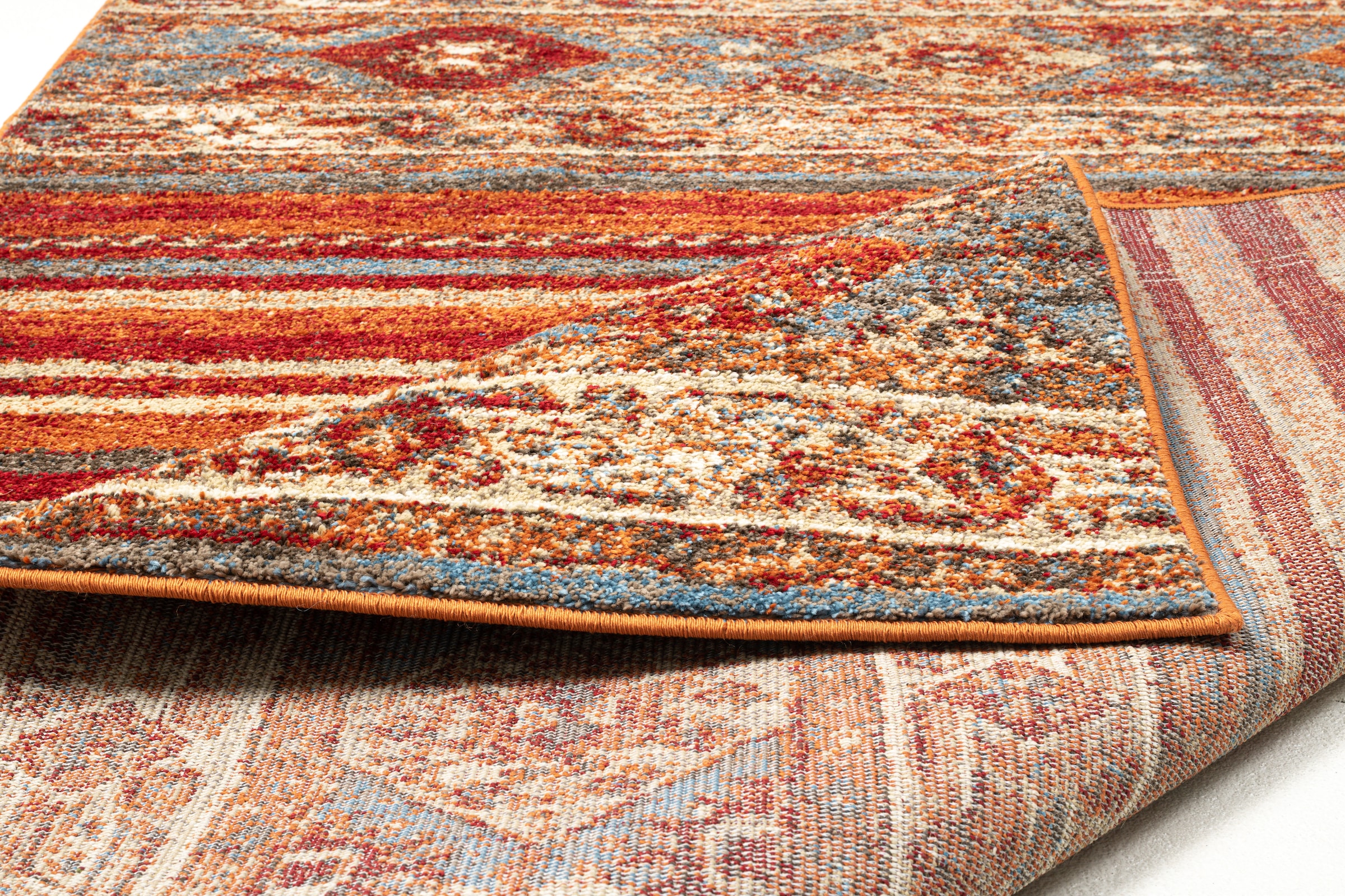 Gino Falcone Teppich »Felicia 26559« rechteckig 12 mm Höhe Kurzflor, modernes Ethno-Design, weicher Flor