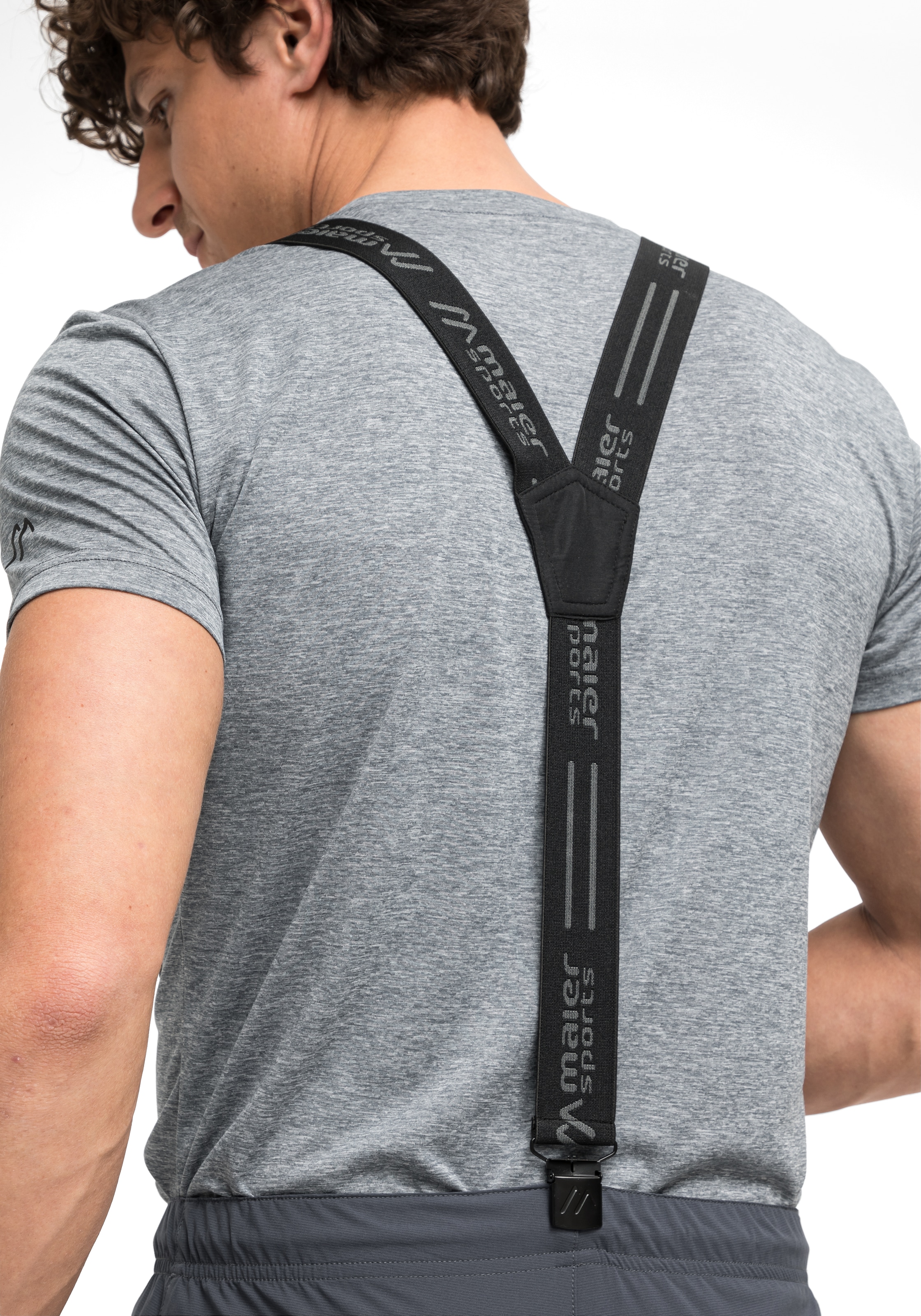 Maier Sports Hosenträger »Suspender« Unisex, Länge verstellbar, hochwertiger Clipverschluss