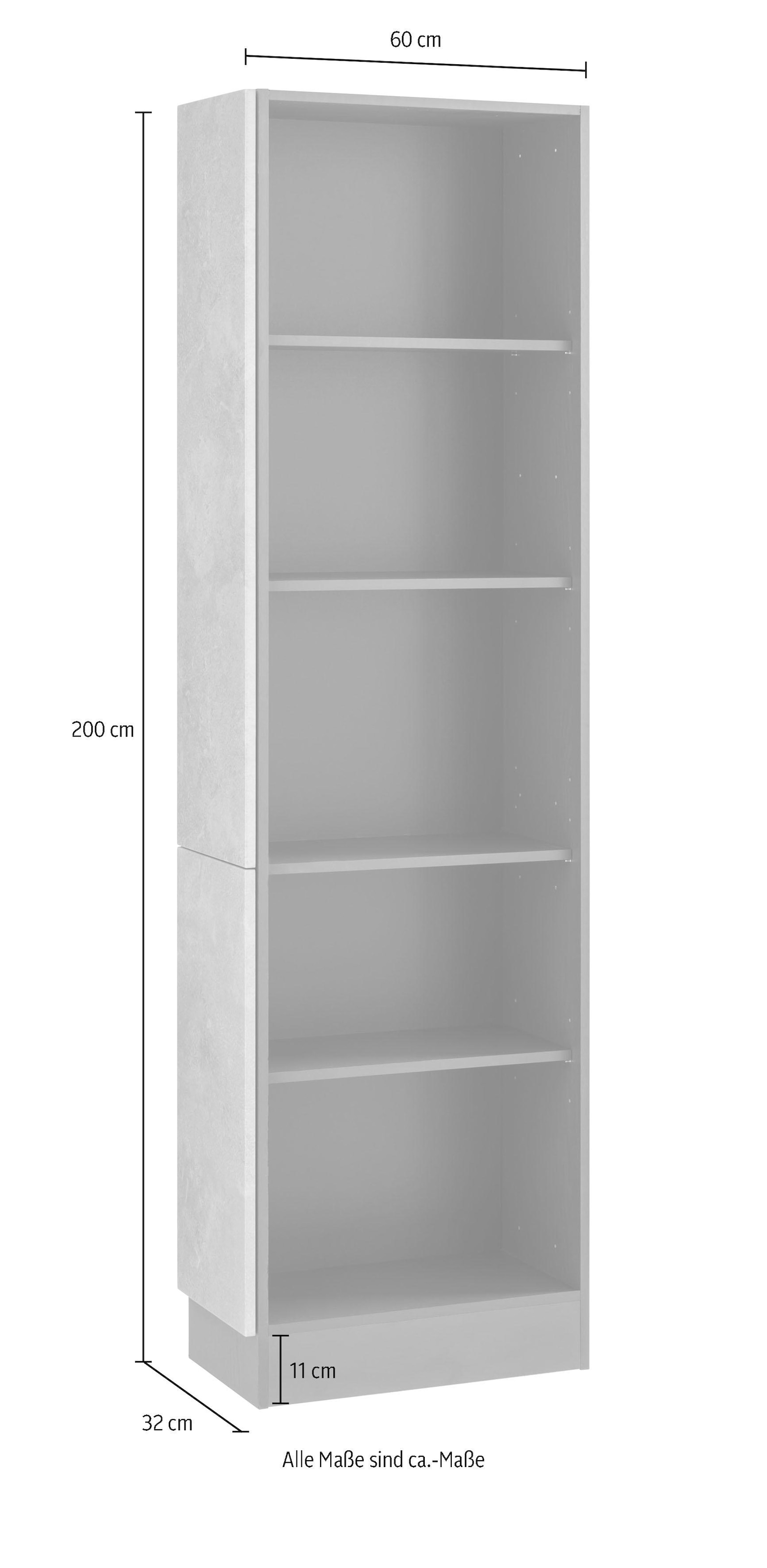 200 cm hoch, 5 Rechnung »Tulsa«, auf MÖBEL Front breit, Anbauregal HELD 30 Fächern, kaufen cm mit MDF