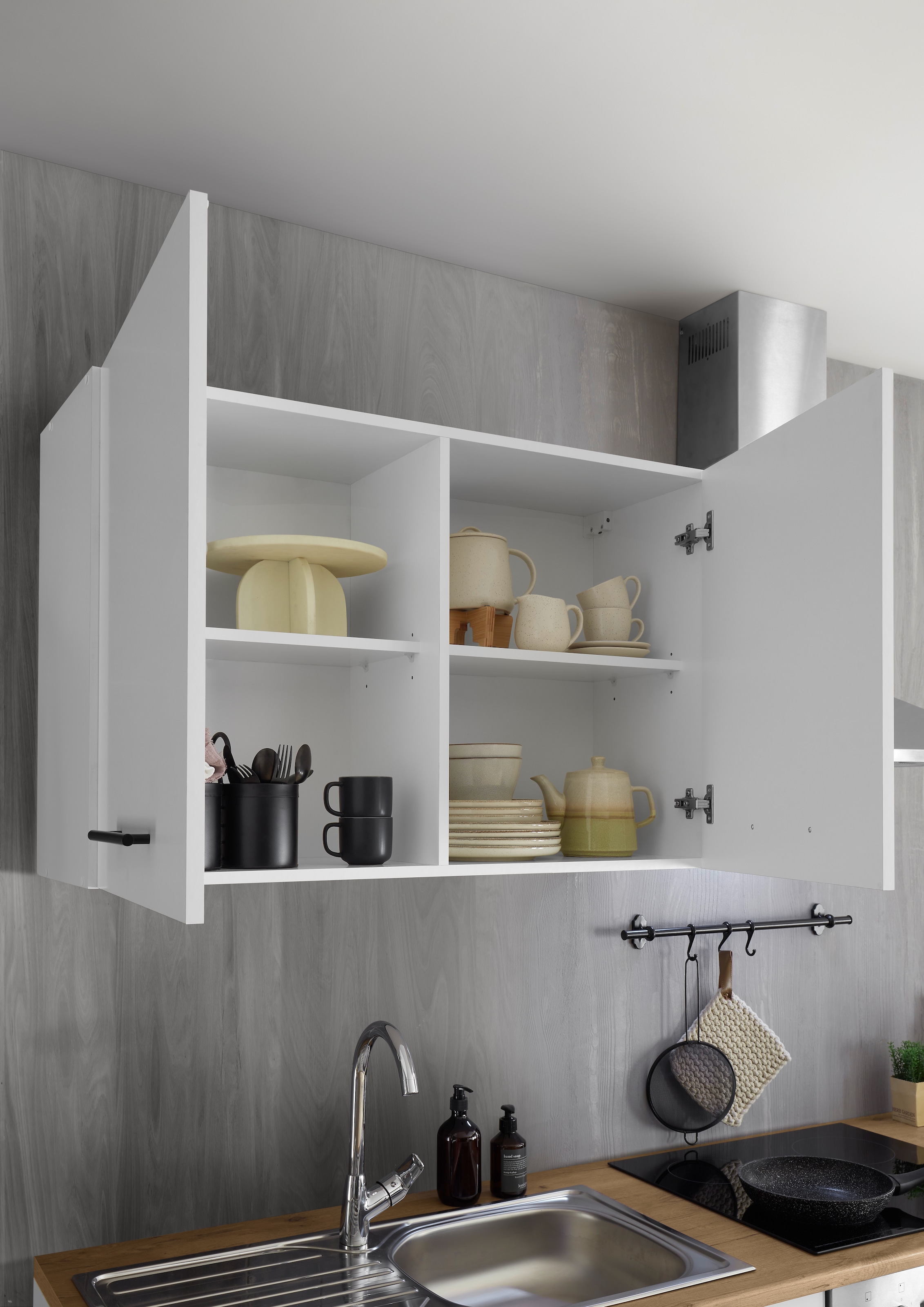 BASIC by Balculina Küchenzeile »Tirol B/H/T 250x212x60 cm« Breite 250 cm, wahlweise mit E-Geräten