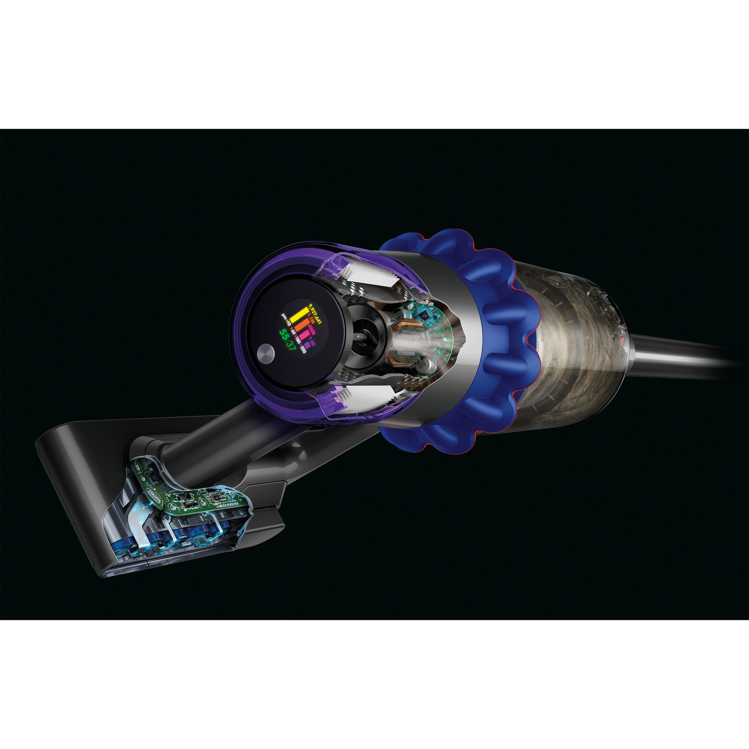 DYSON Akku-Hand-und Stielstaubsauger »V15 Detect Fluffy (Blau/Nickel)«