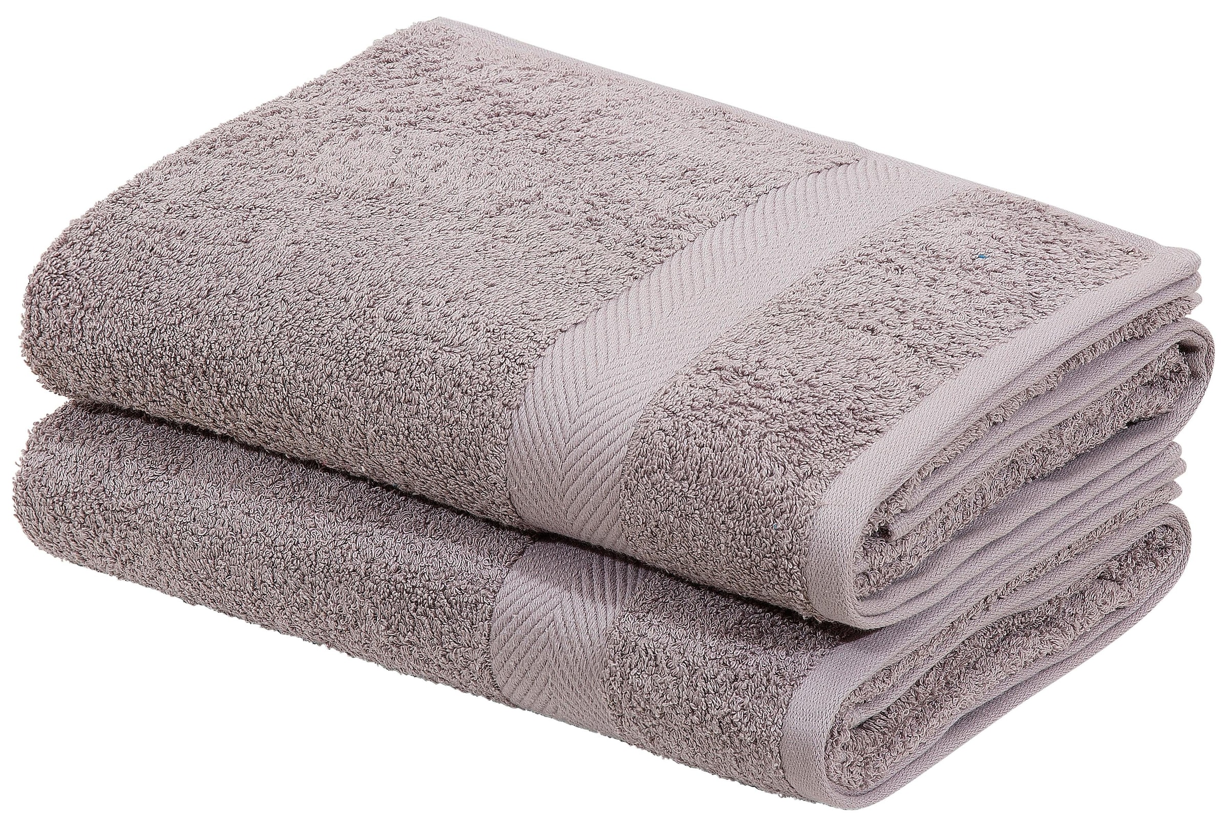 Home affaire Badetücher »Eva«, (2 St.), Premium-Qualität, Handtuchset aus  100 % Baumwolle bei