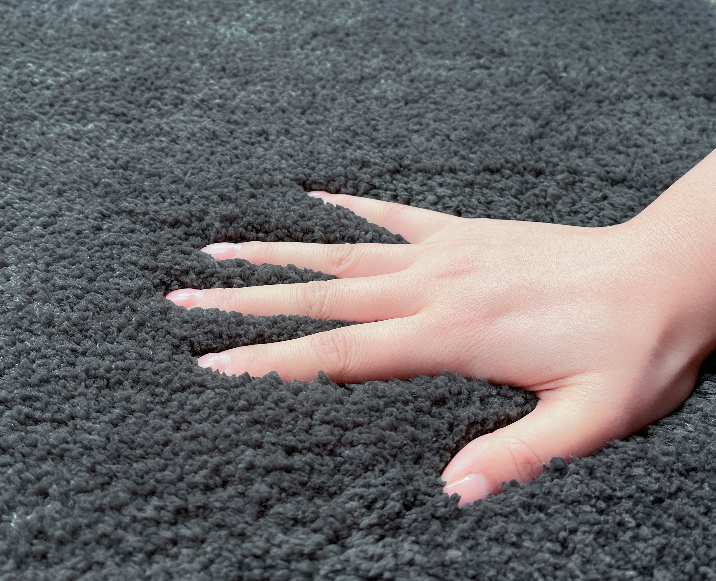 my home Badematte »Madrid«, rutschhemmend beschichtet, fußbodenheizungsgeeignet-schnell trocknend-strapazierfähig, weiche Haptik, Badteppich, Badematten auch als 3 teiliges Set & rund