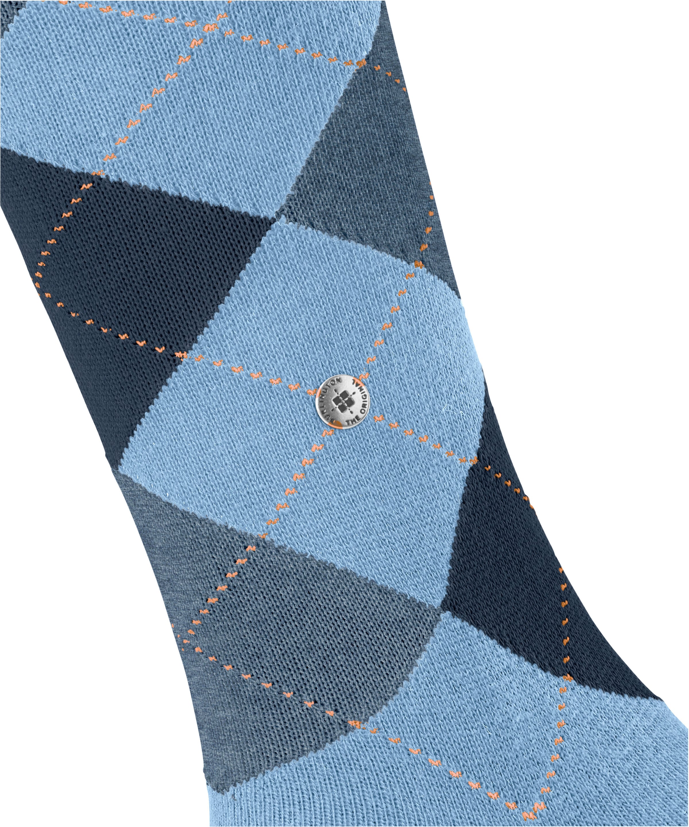 Burlington Kniestrümpfe »Queen« Einheitsgröße 36-41, Argyle-Muster, gekämmte Baumwolle