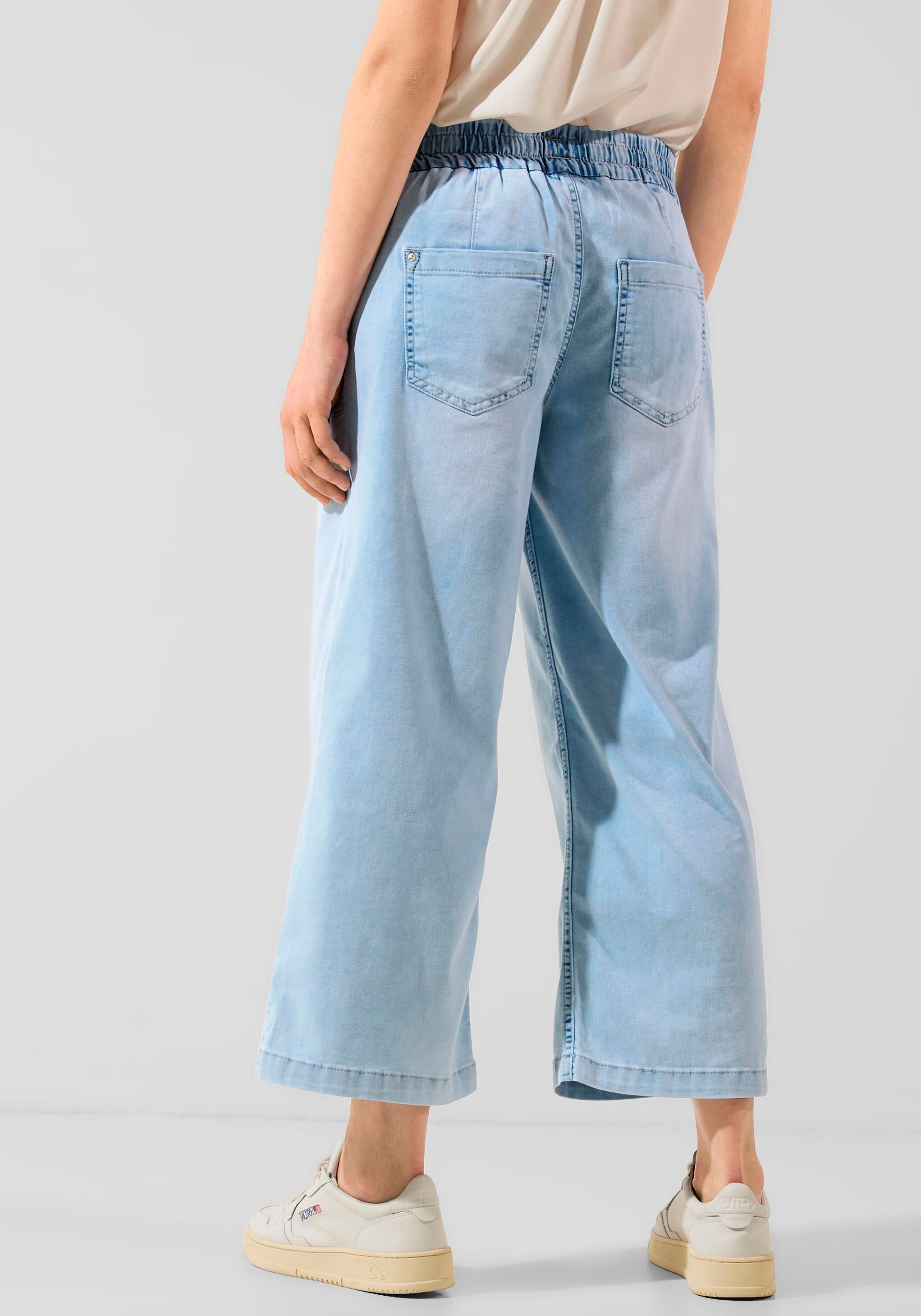 elastischem Loose-fit-Jeans, ONE bei ♕ STREET Bund mit