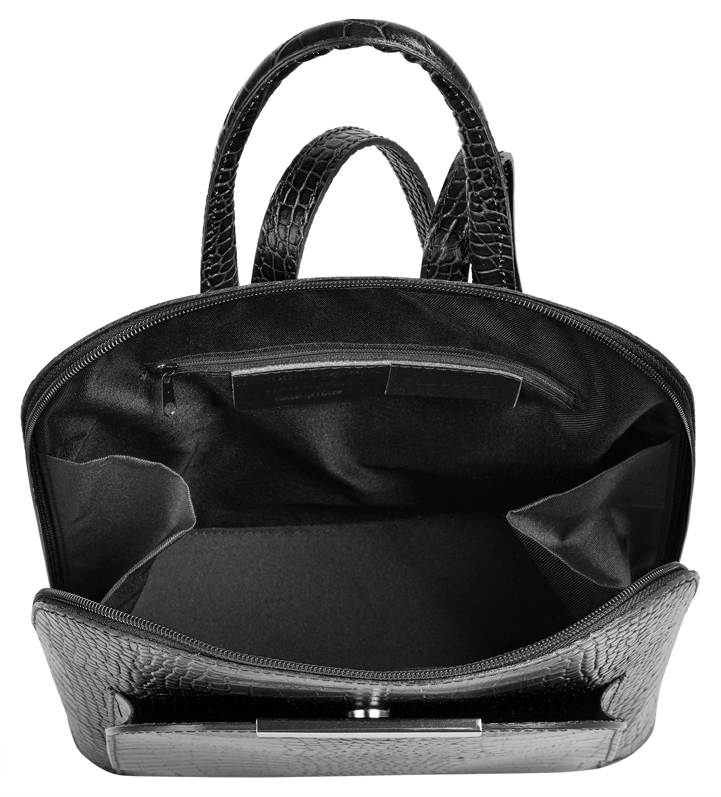 Cluty Cityrucksack, echt Leder, Made in Italy