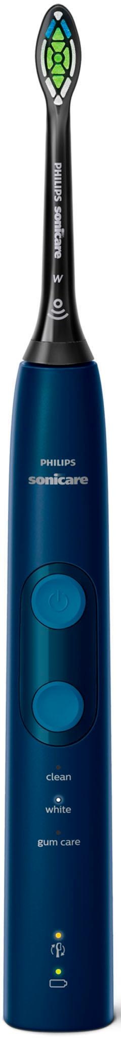 Philips Sonicare Elektrische Zahnbürste »ProtectiveClean Andruckkontrolle 3 Aufsteckbürsten, XXL Jahren mit Garantie Schalltechnologie, 1 HX6851/53«, mit 5100 St