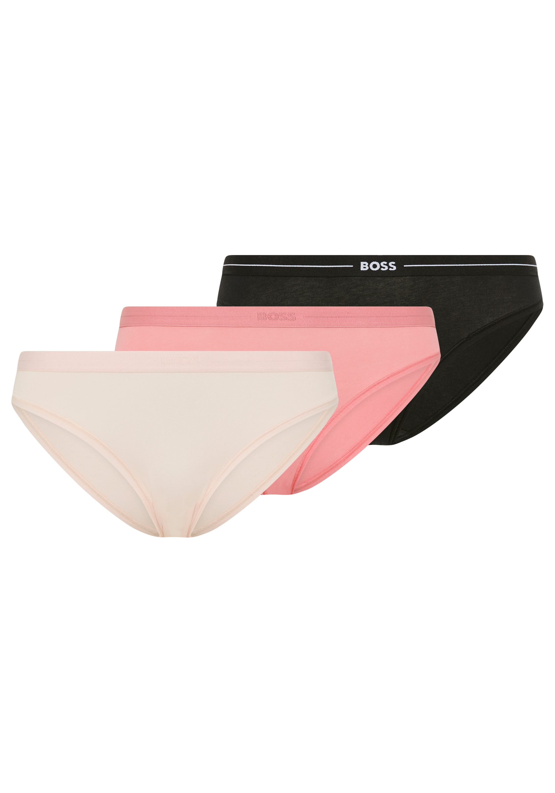 BOSS Slip »3P BRIEF« Packung, 3er, 3 Stk. mit elastischen Logobund