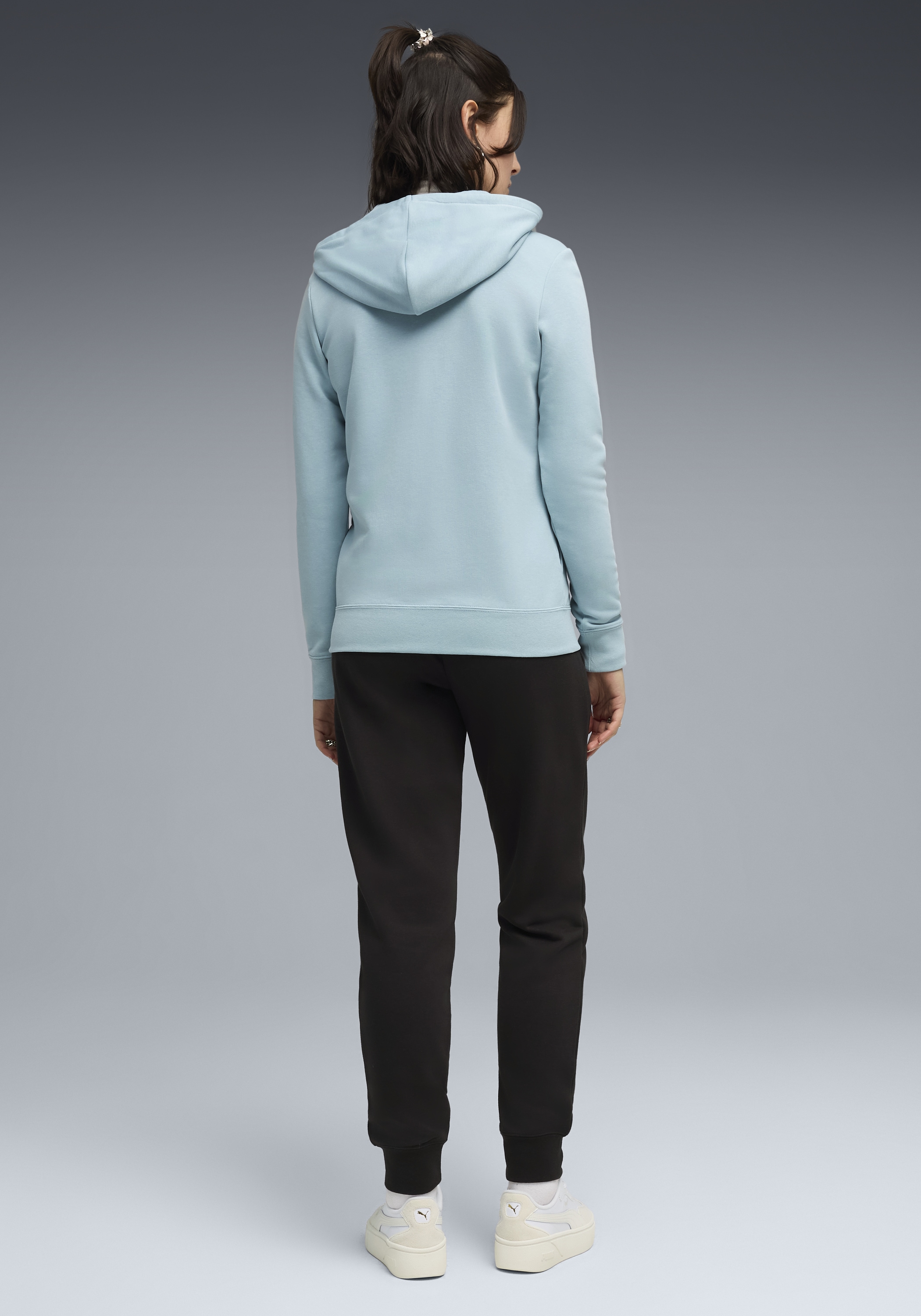 PUMA Trainingsanzug »HOODED SWEAT SUIT TR CL« 2 tlg. mit Kapuze, Regular Fit, aus Baumwollmischung