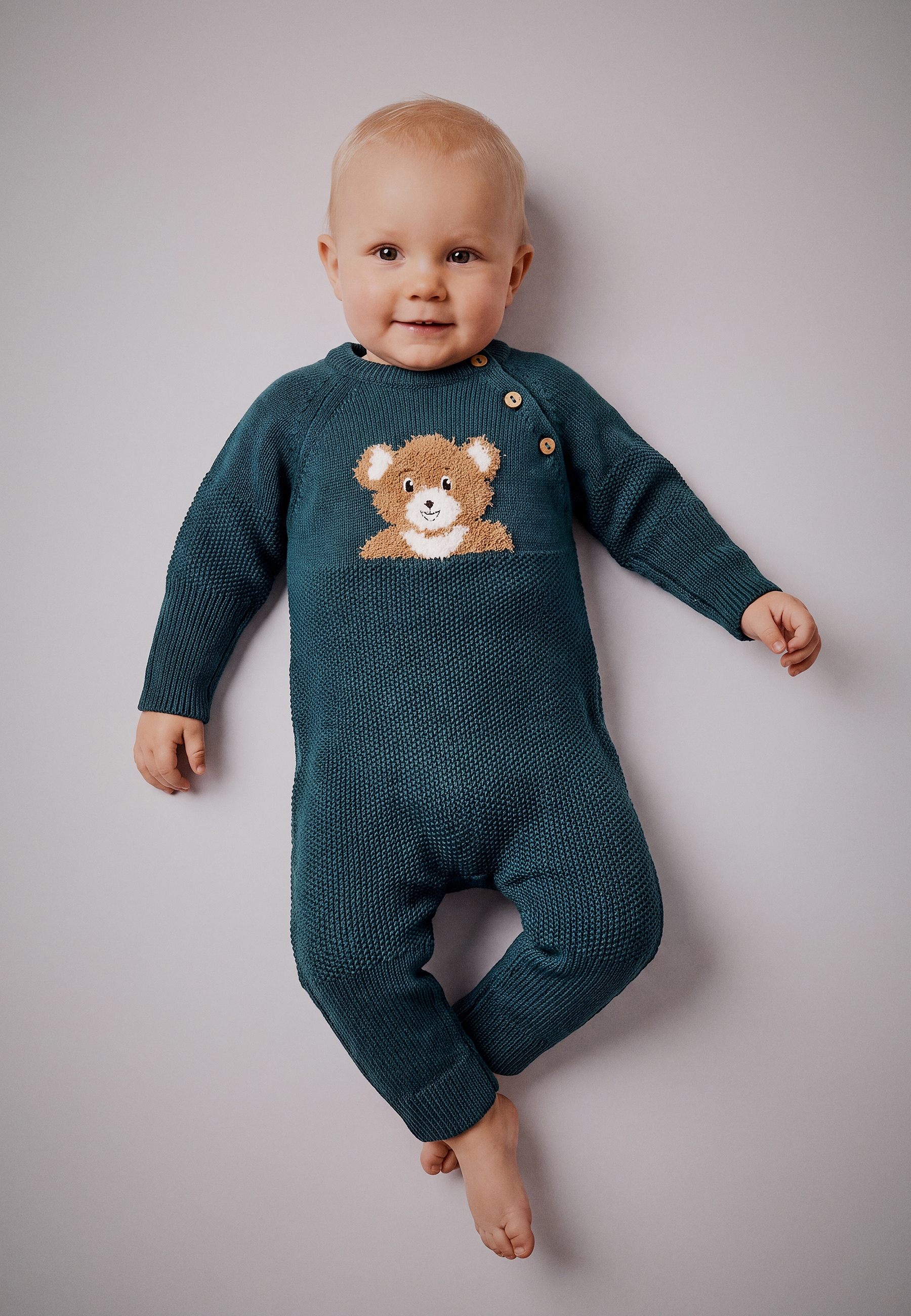 Sterntaler® Overall »Strickoverall Bär«