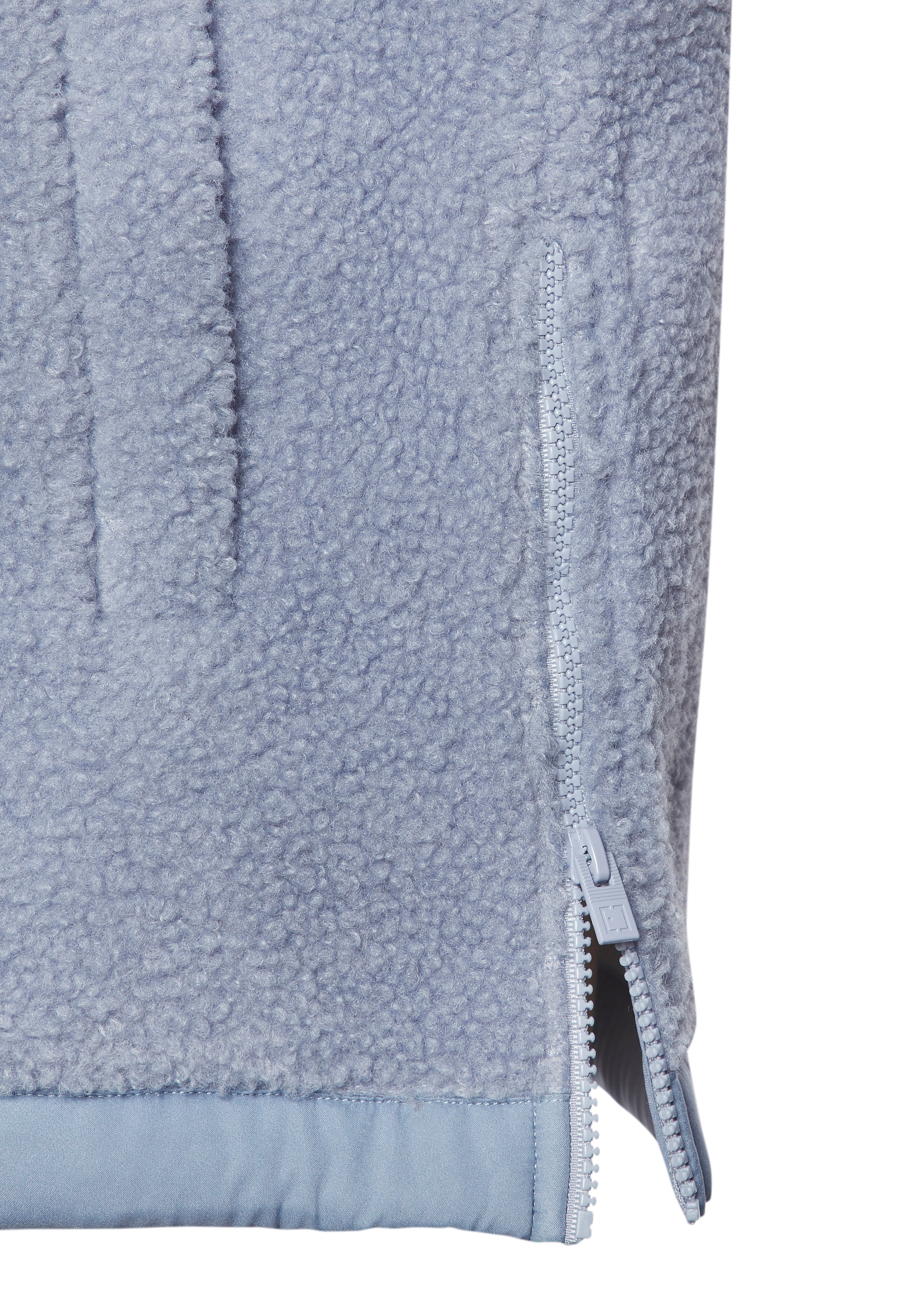 Elbsand Fleeceweste mit großer Schriftzug-Stickerei