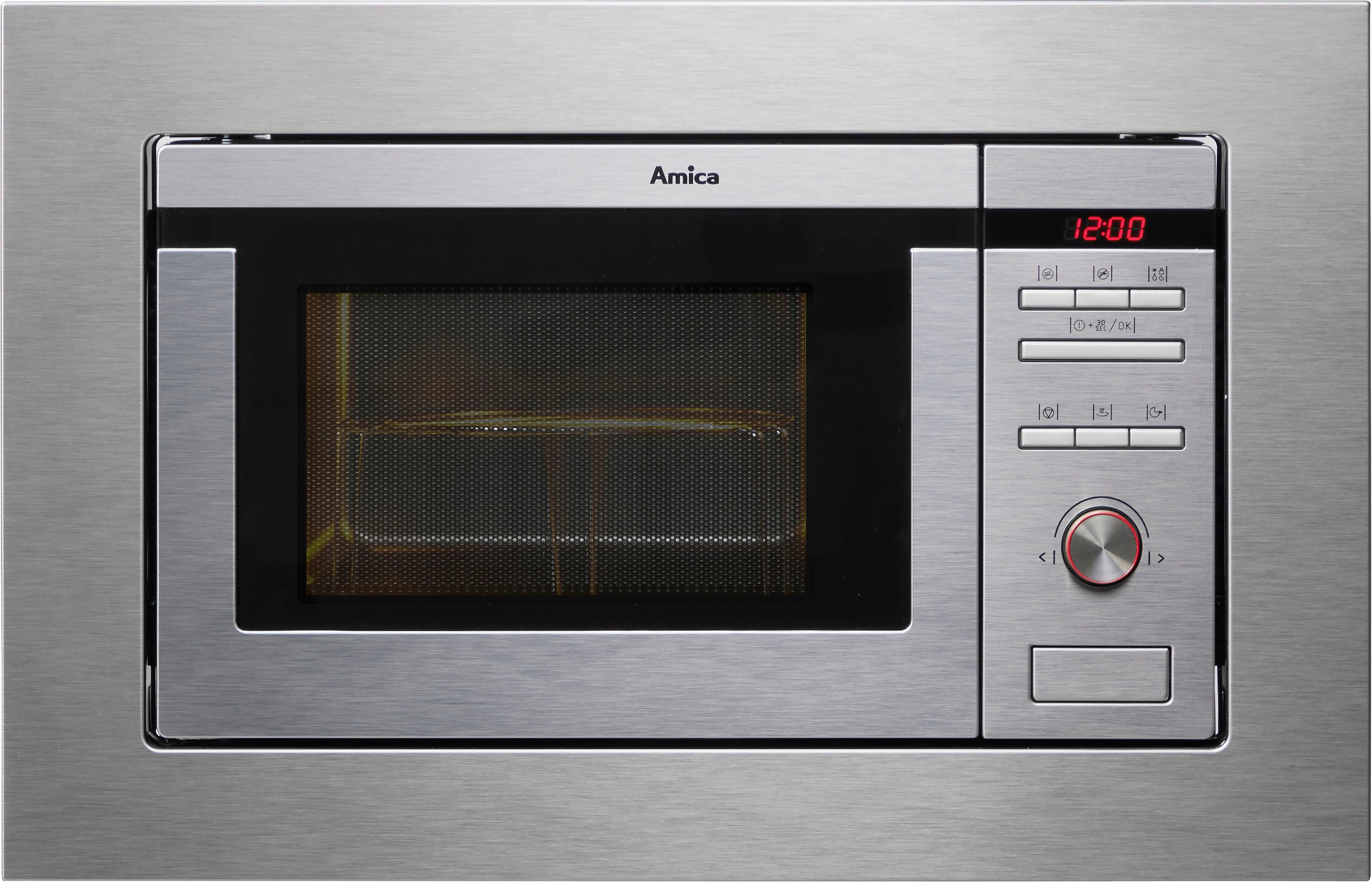Amica Einbau-Mikrowelle "EMW 13180 E" Grill  Mikrowelle Viel Komfort für schnelles und unkompliziertes Kochen im Alltag