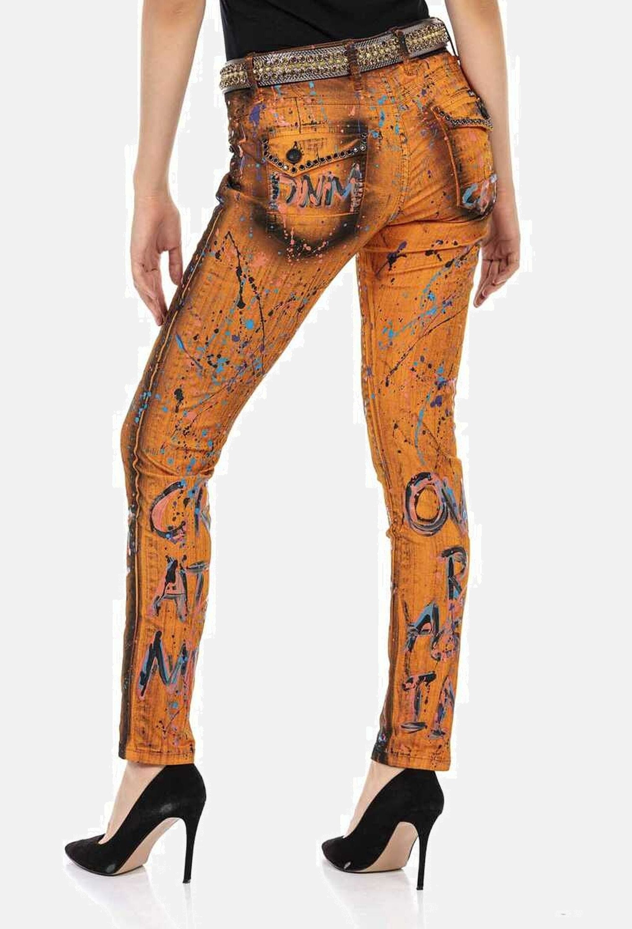 Cipo & Baxx Slim-fit-Jeans »Cipo & Baxx Jeans« Im 5-Pocket-Style, WD445