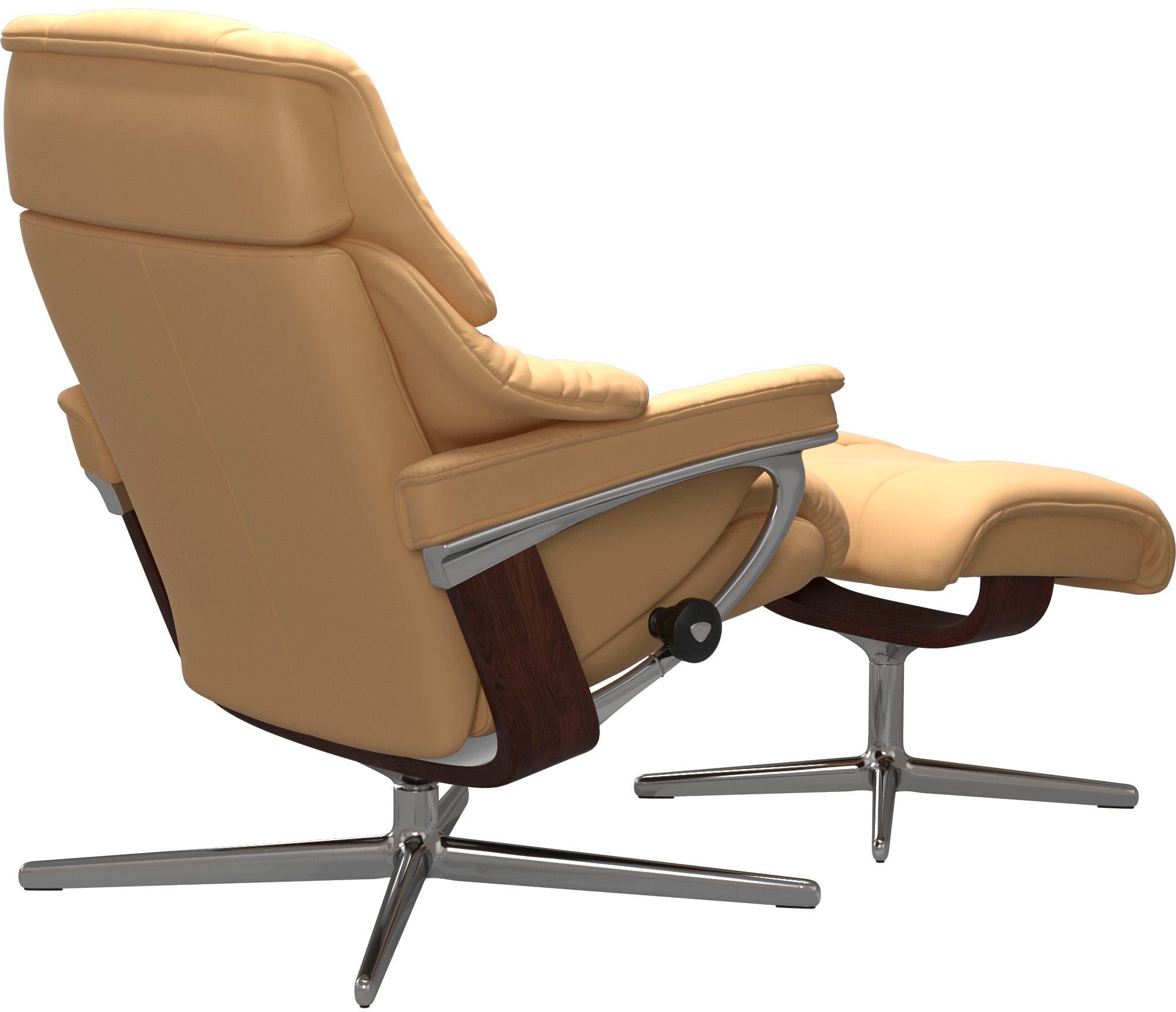 Stressless® Relaxsessel »Reno« mit Cross Base, Größe S, M & L, Holzakzent Braun
